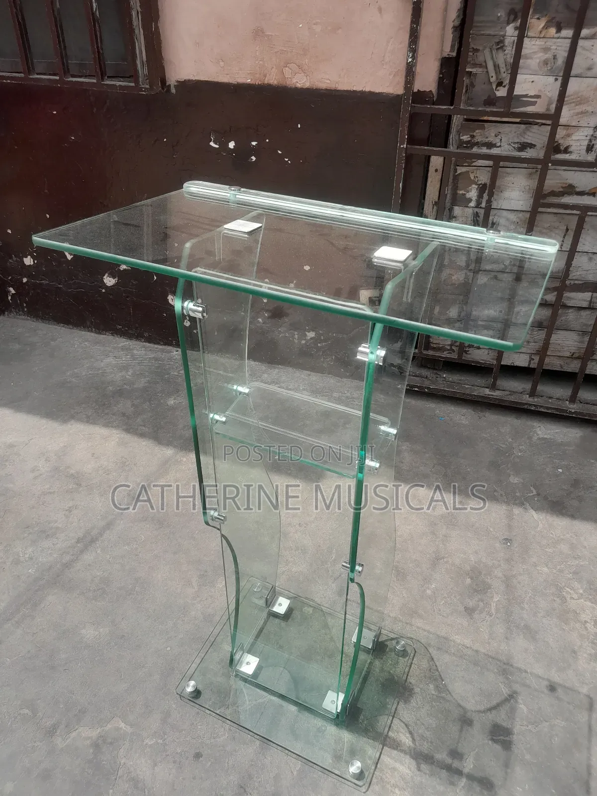 Modern Glass Pulpit
