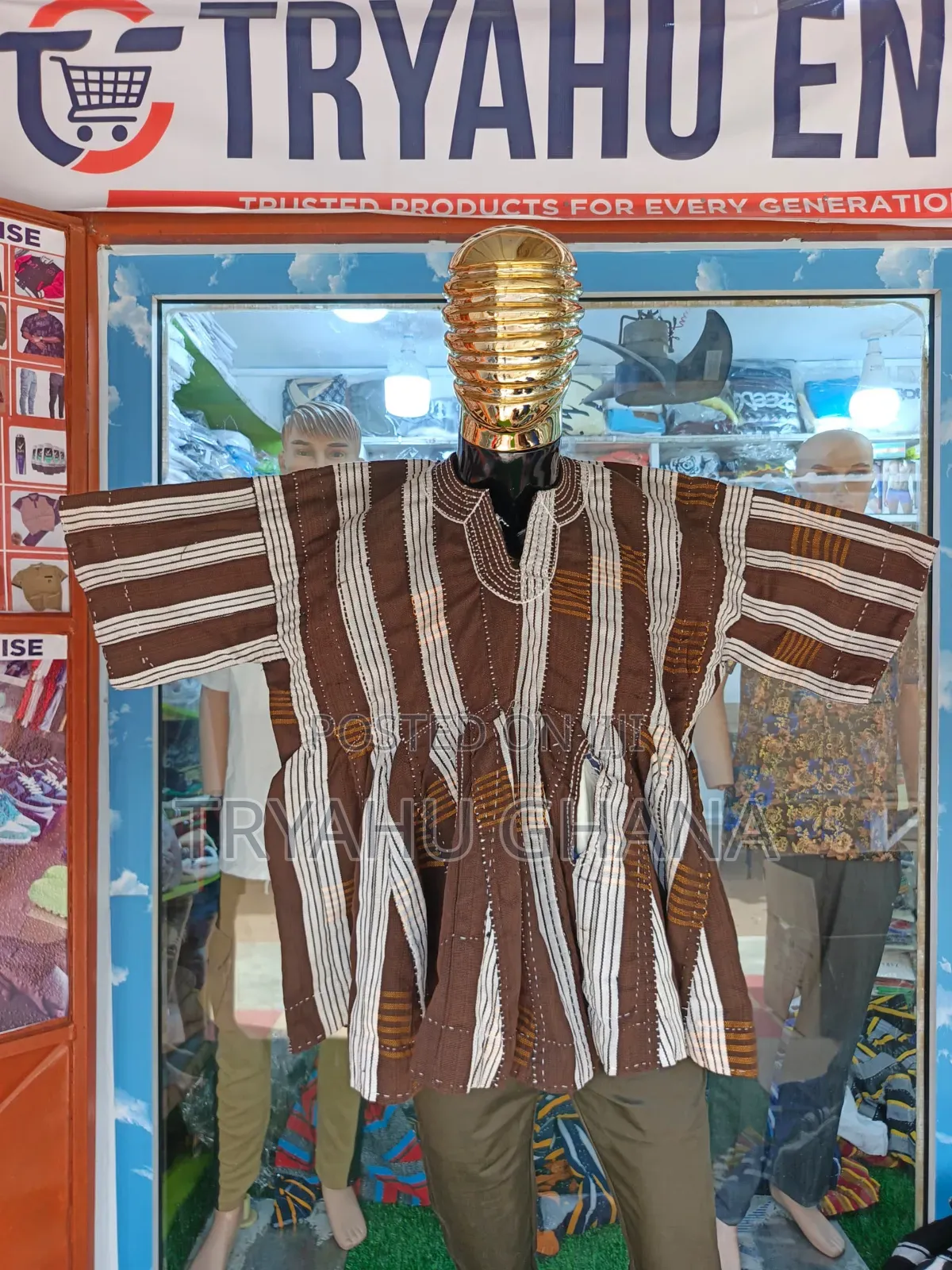Shop Original Authentic Ghanaian Batakari Smock Today
Limited Pieces