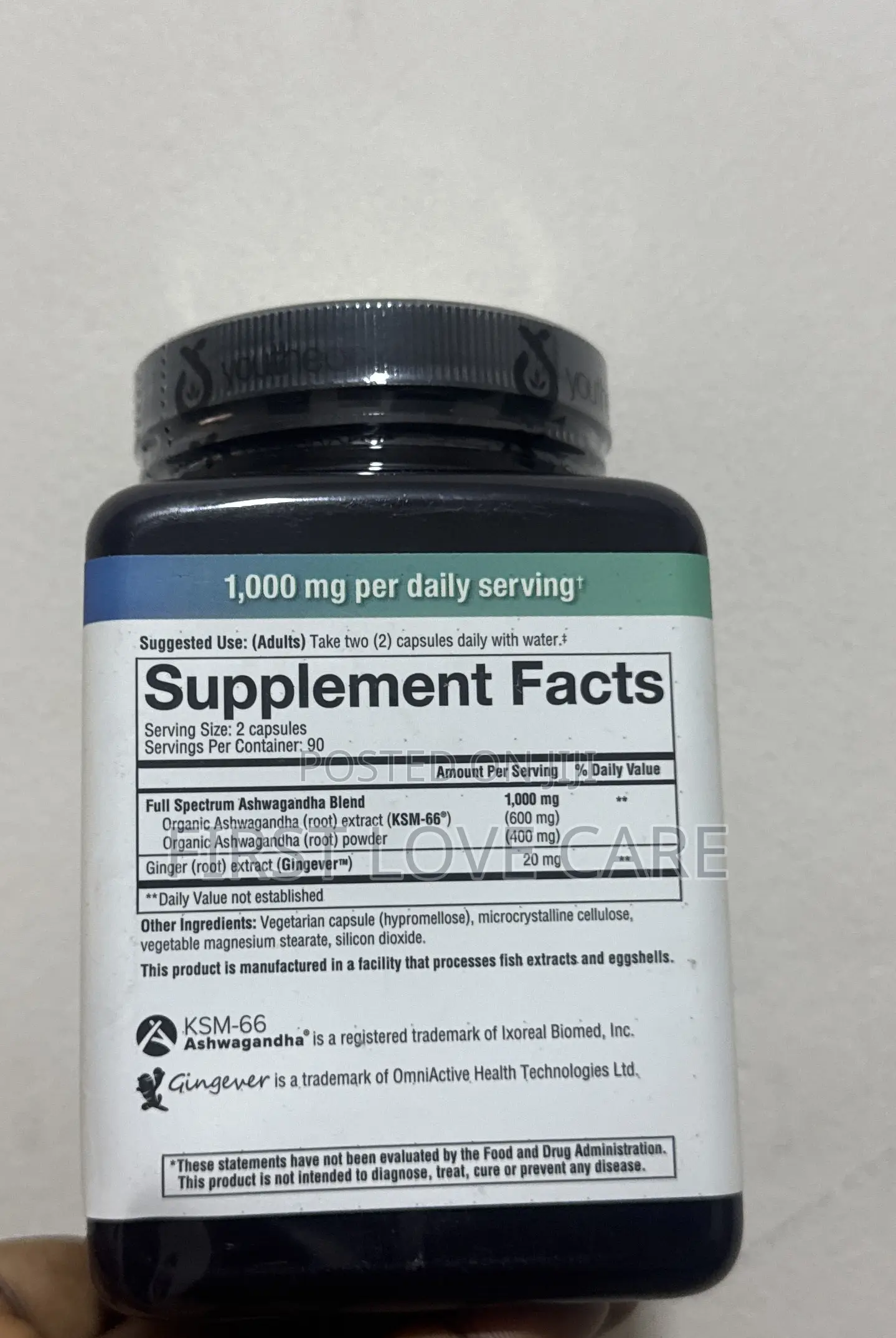 Youtheory Ashwagandha 1000mg