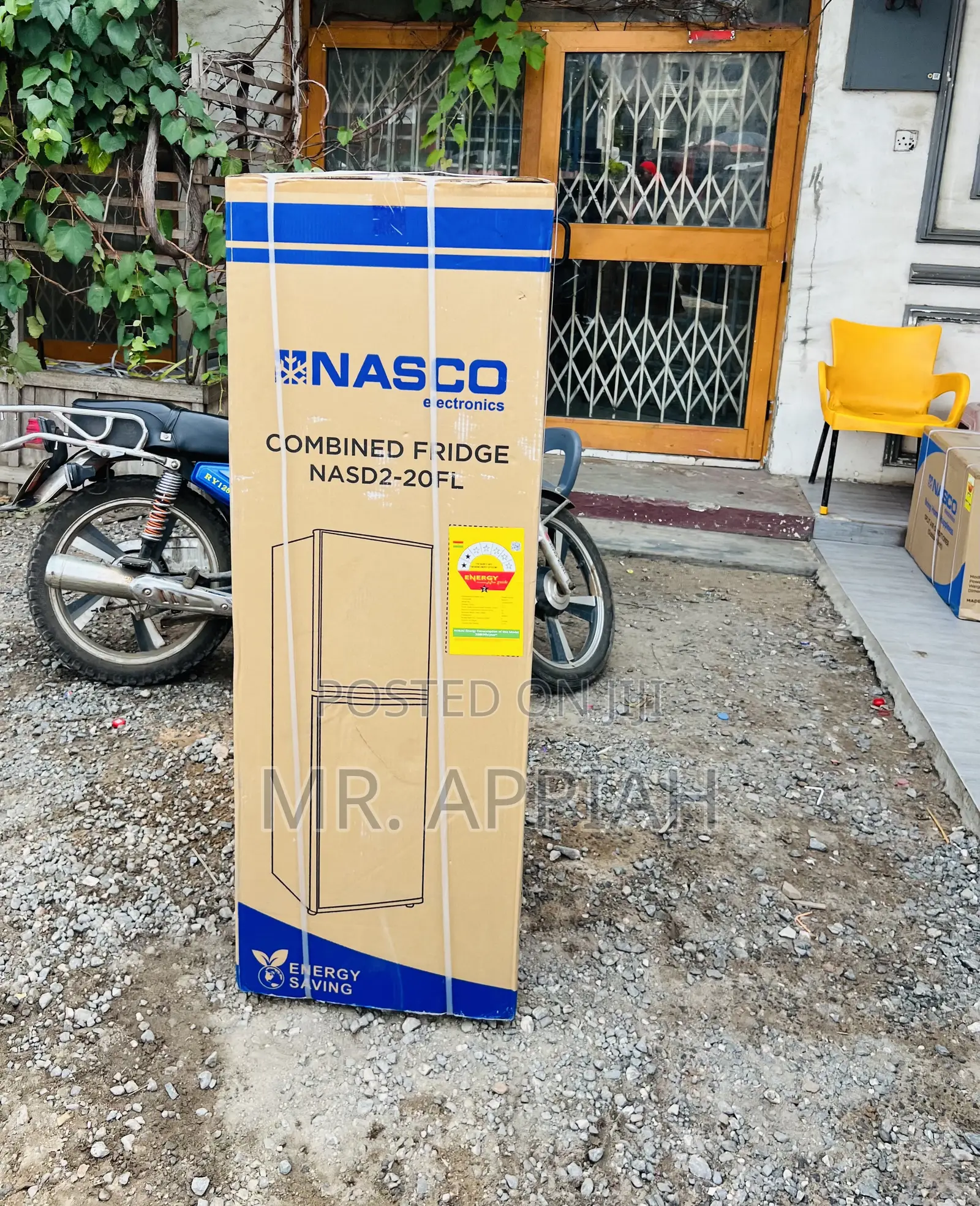 Extremely Chilling Nasco-D2-20fl Double Door Fridge(158l)Dark Gray