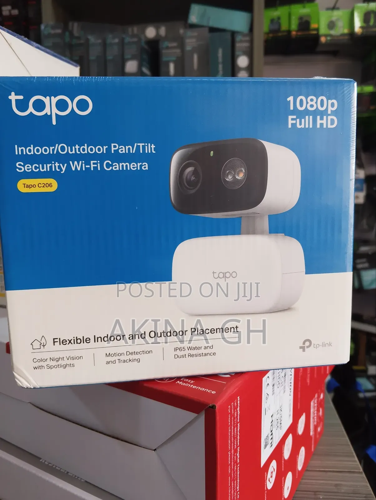 Tapo Indoor/Outdoor Pan Tilt Security Camera (Tapo C206)