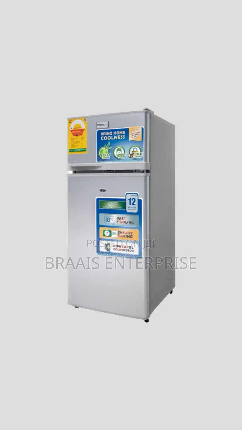 Nasco 95 L Double-door Top-freezer Refrigerator
