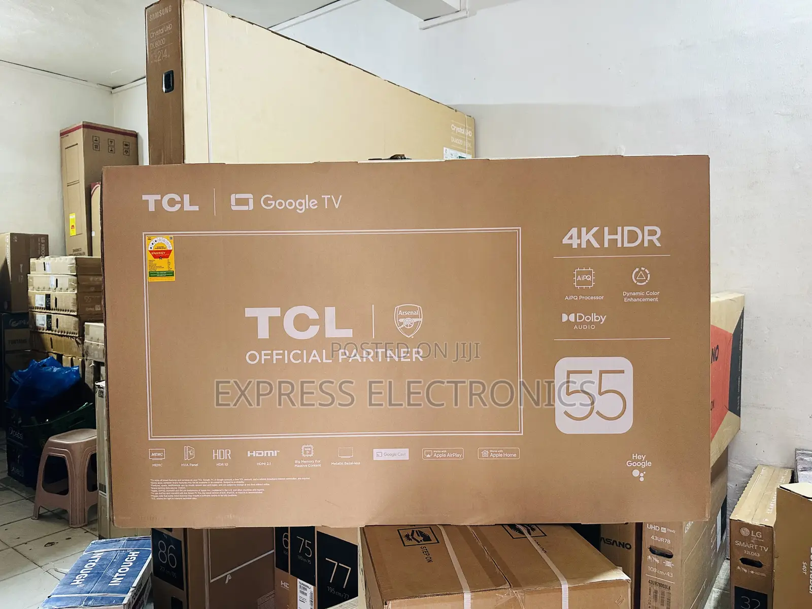 Long Lasting Effects TCL 55”P6k Uhd Smart Glossy Led Tv
