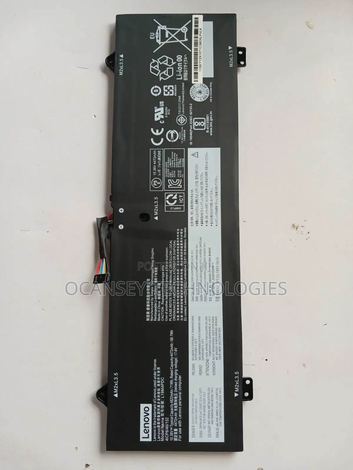 Original Lenovo L19m4pdc Laptop Battery