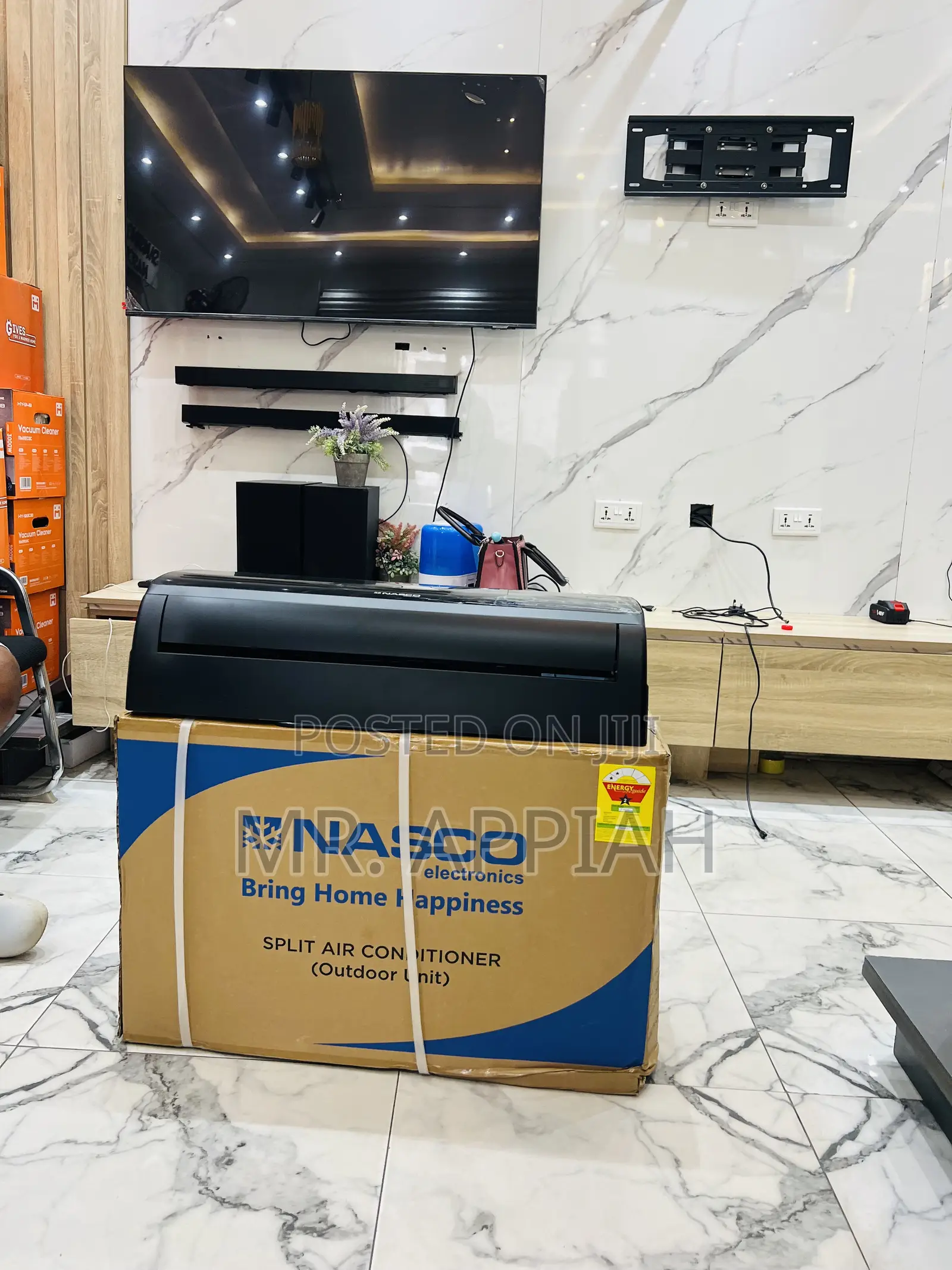 Extremely Chilling Nasco 1.5hp Split Air Conditioner(Black)R410.