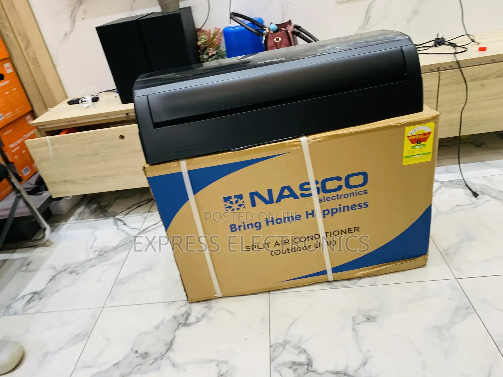Text Us for Your Nasco Black Air Conditioner Split R410 Gas 2.0hp