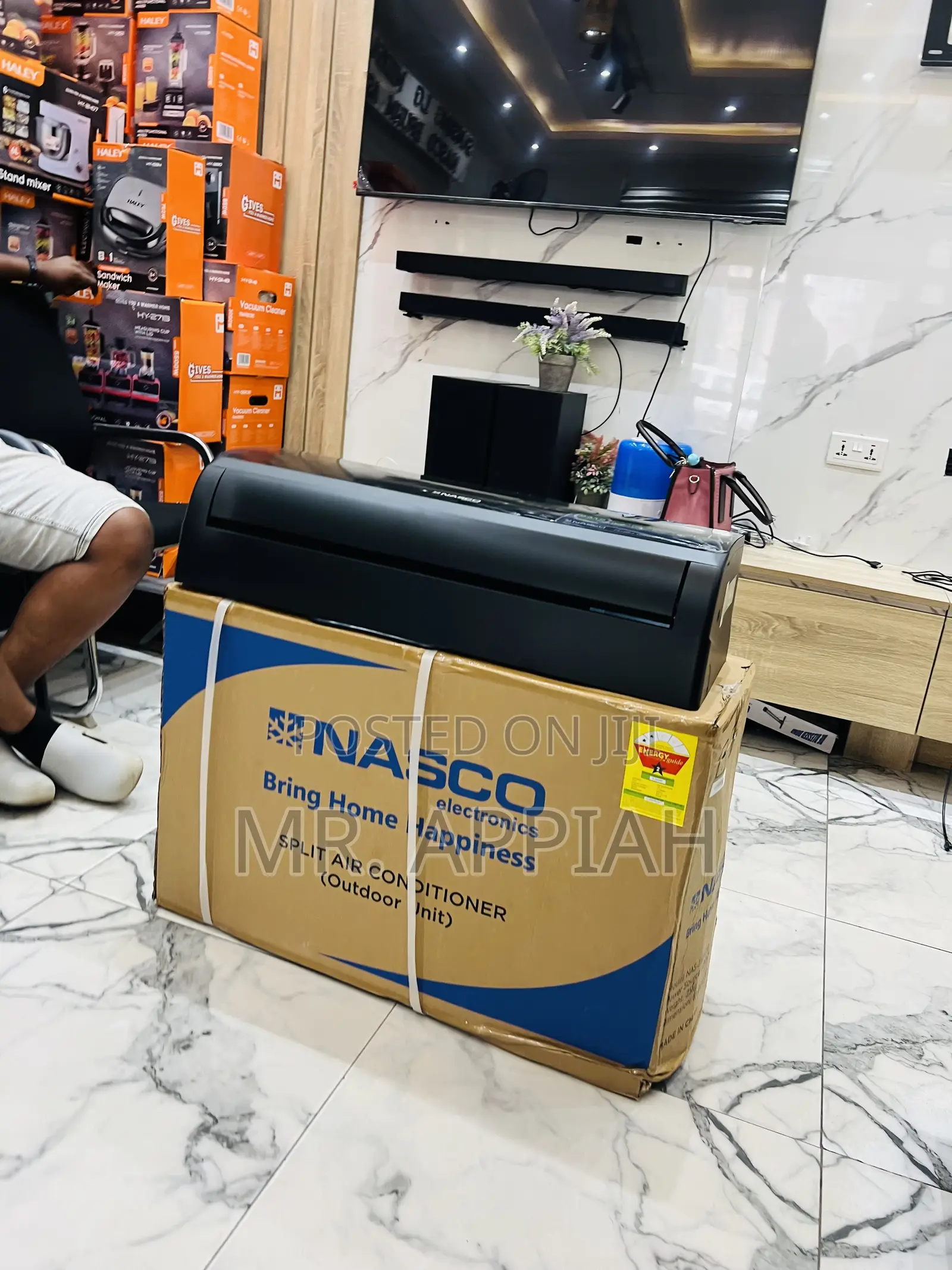 Efficient Nasco 1.5hp Split Type Air Conditioner(Black)2025 