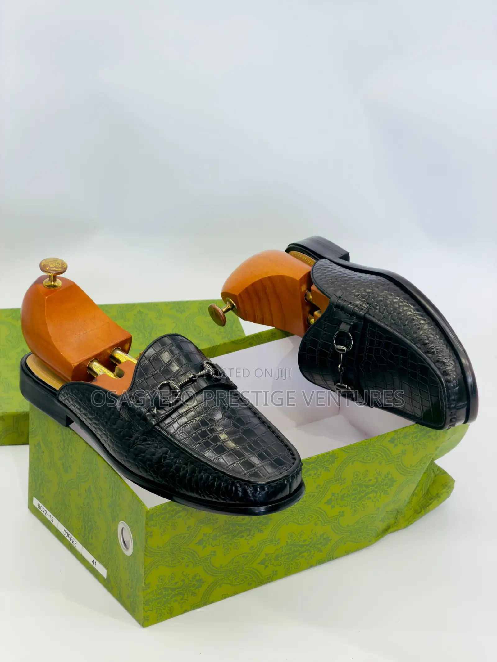 Premium Quality Gucci Half Shoe Black