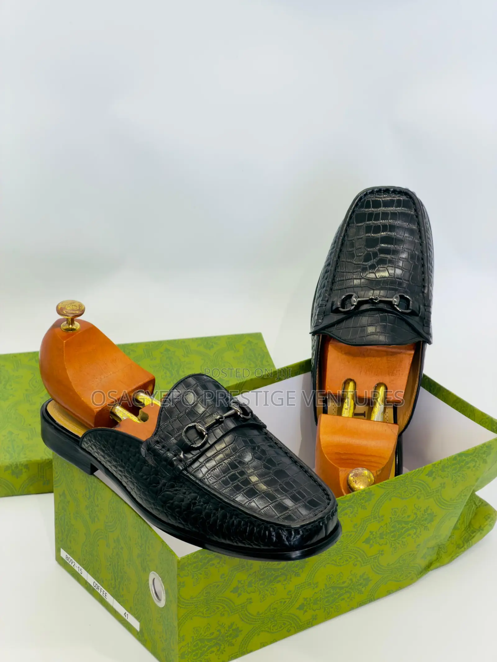 Premium Quality Gucci Half Shoe Black
