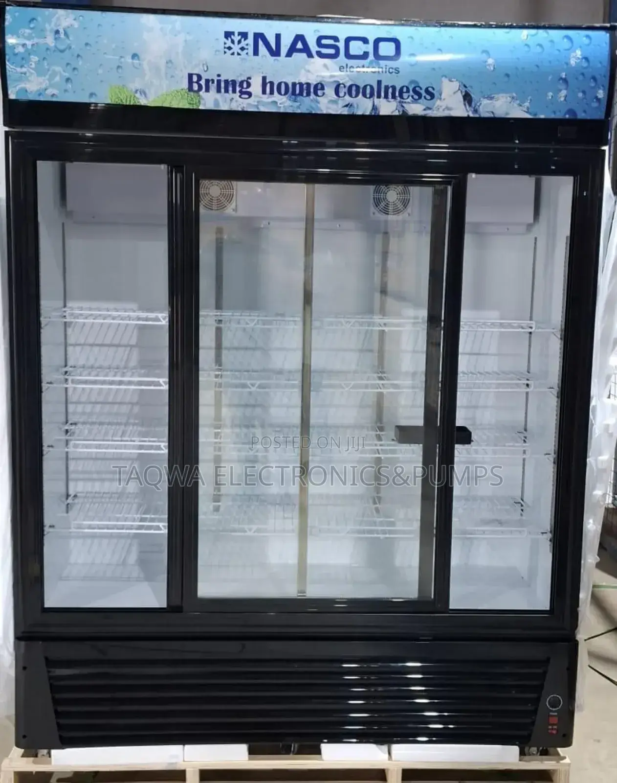Largest Nasco 1200l Display Fridge