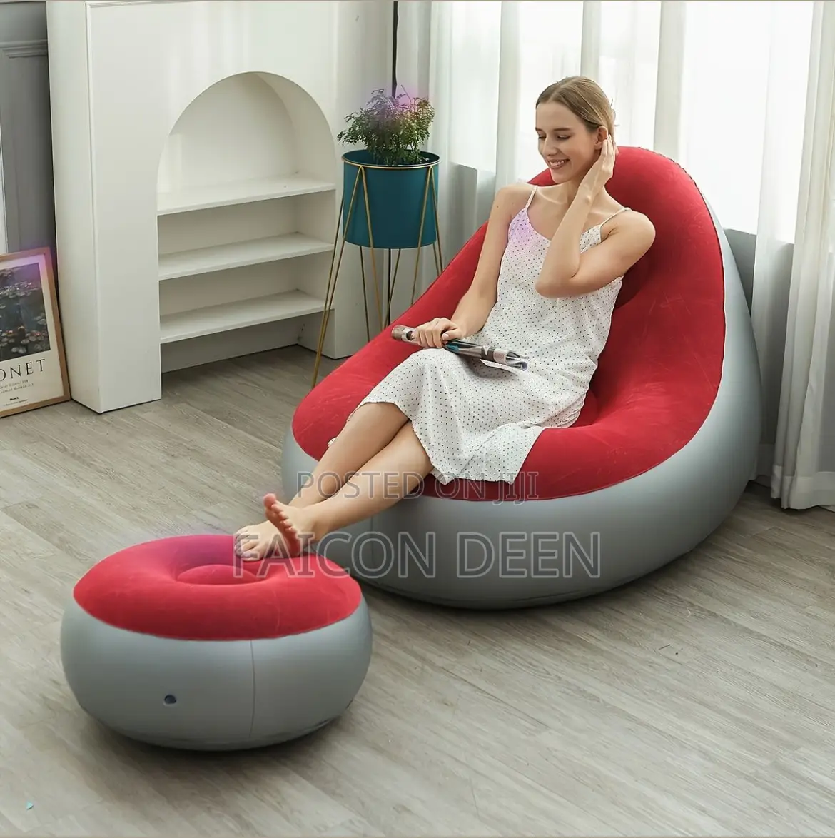 Affordable Luxury Seating;(Inflatable Air Sofas + Free Pump