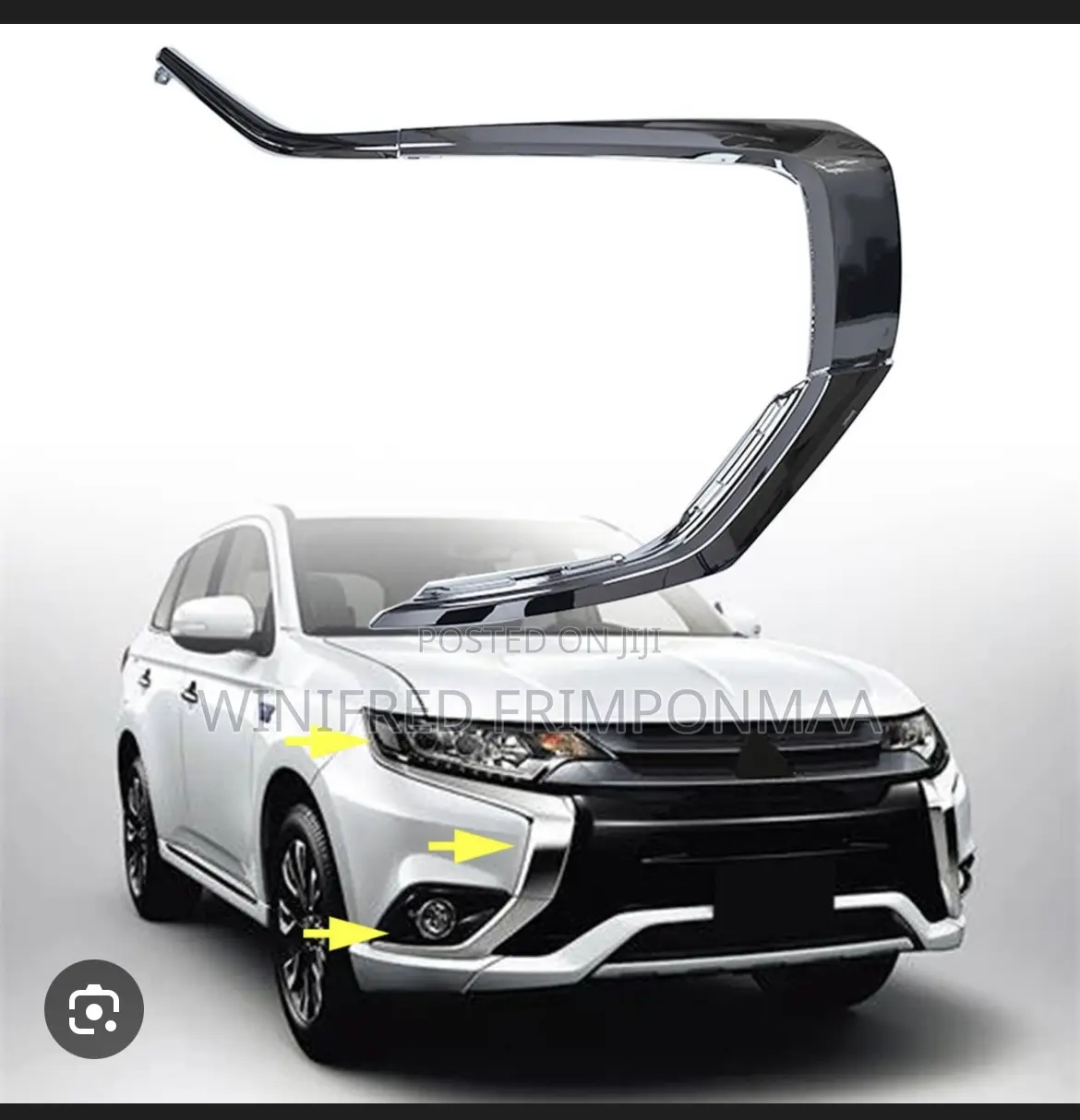 Mistubusion Outlander Bumper Chrome