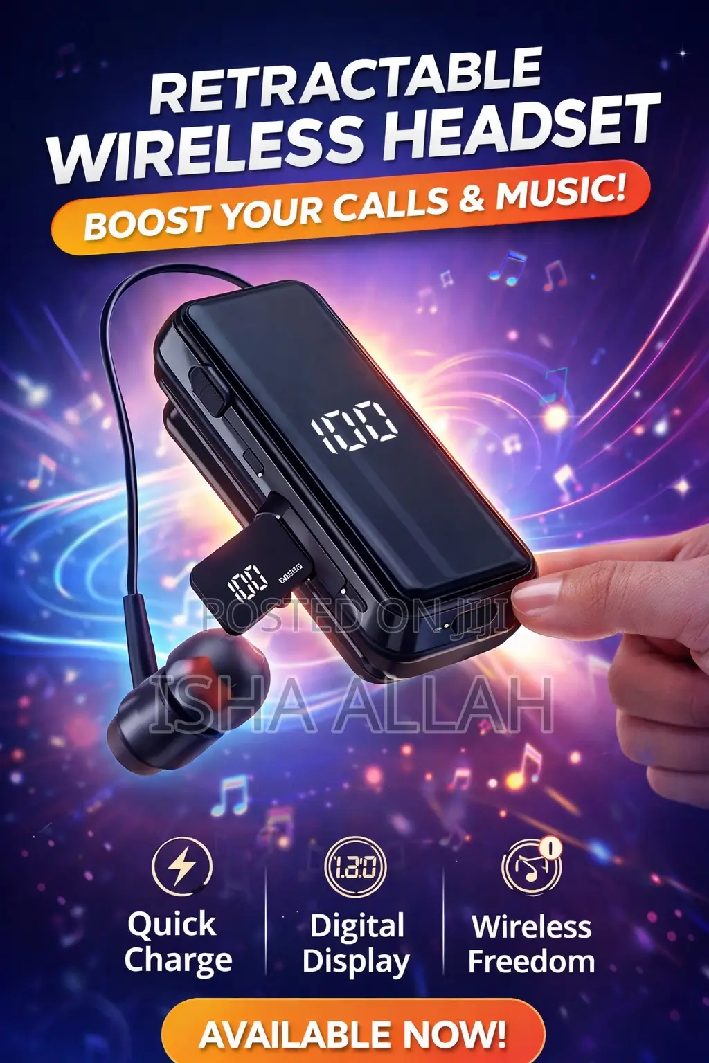 Clip and Go Wireless Earbuds