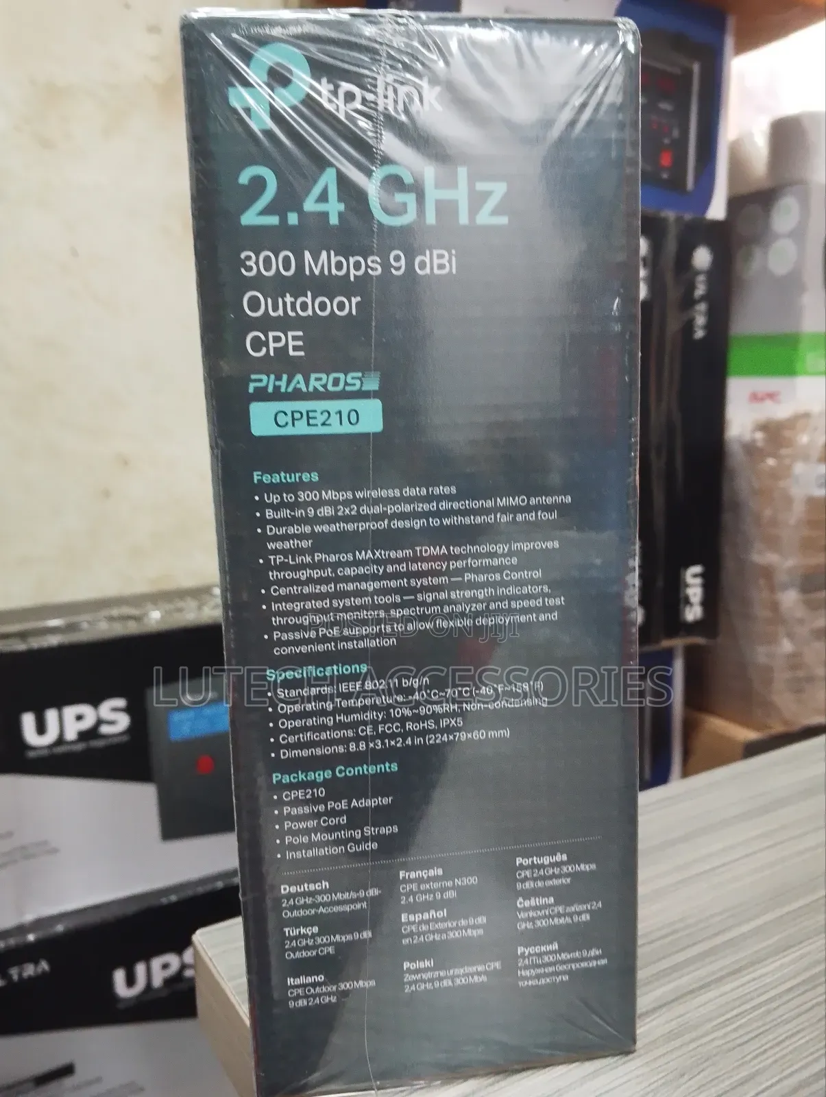 Tp Link 2.4 GHZ 300 MBPS 9 Dbi Outdoor (Cpe 210 )