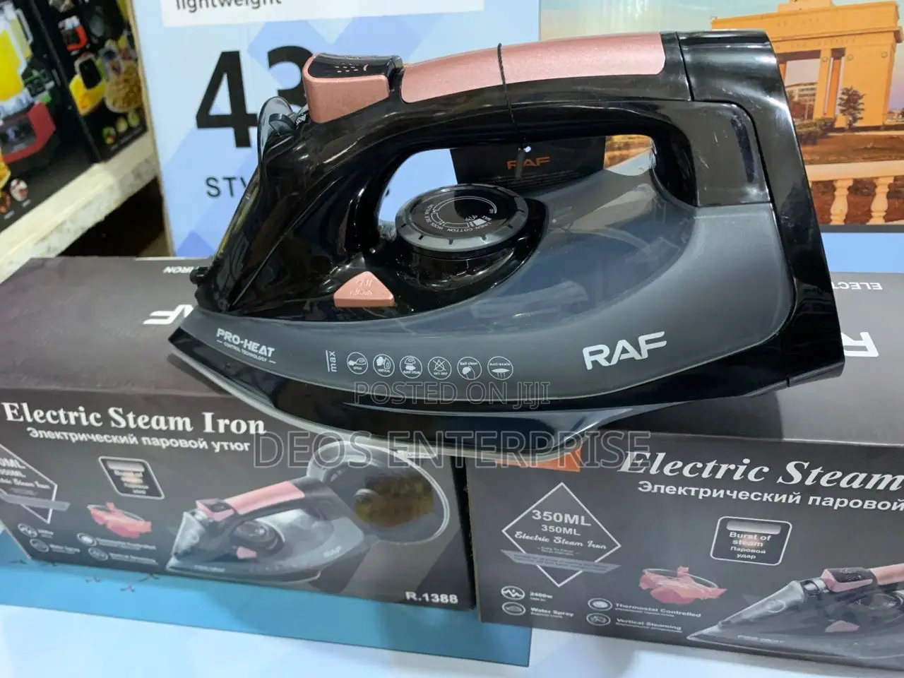 Raf Professional Steam Iron – Perfect for All Fabrics