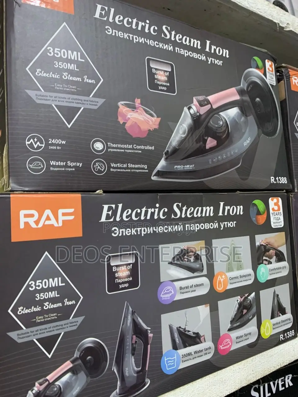 Raf Fast Heating Electric Iron – Crisp Clean Results