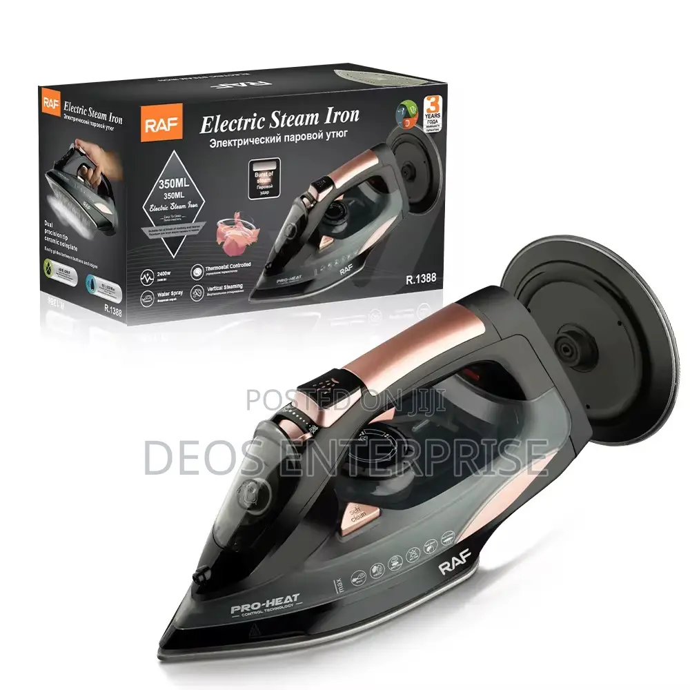 Raf Strong Steam Boost Iron – Vertical Steaming