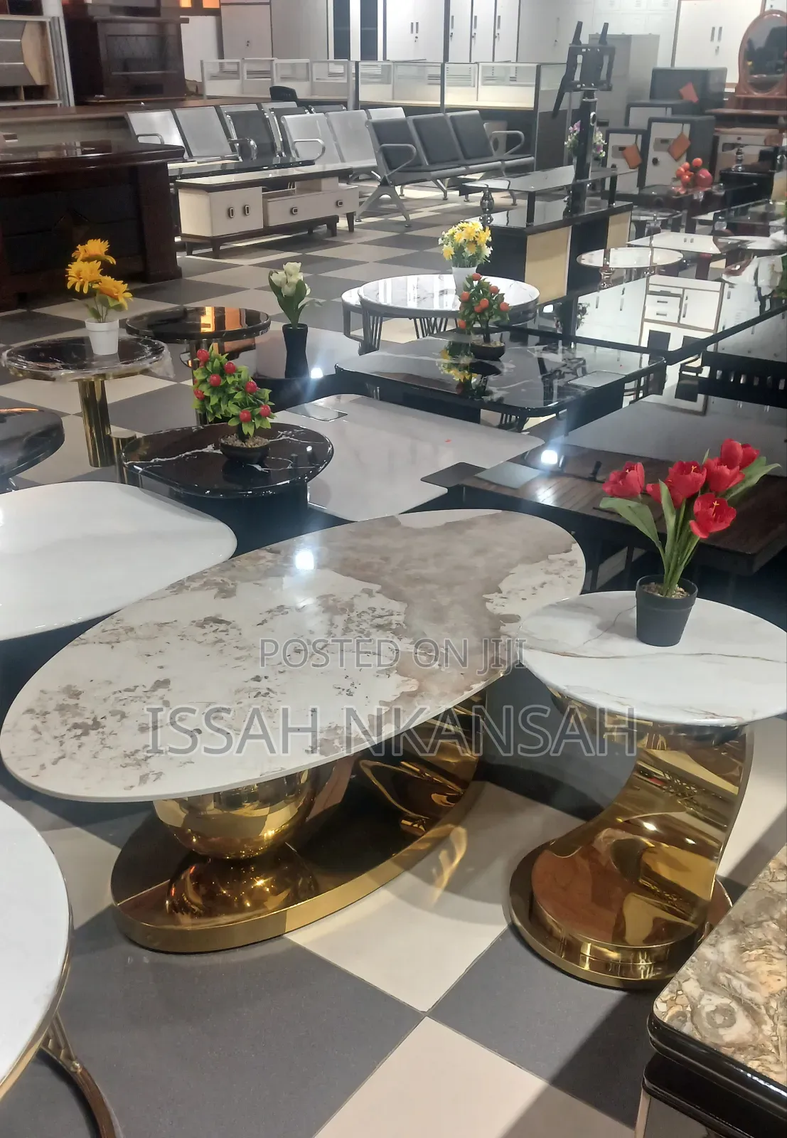 Marble Centre Table Set