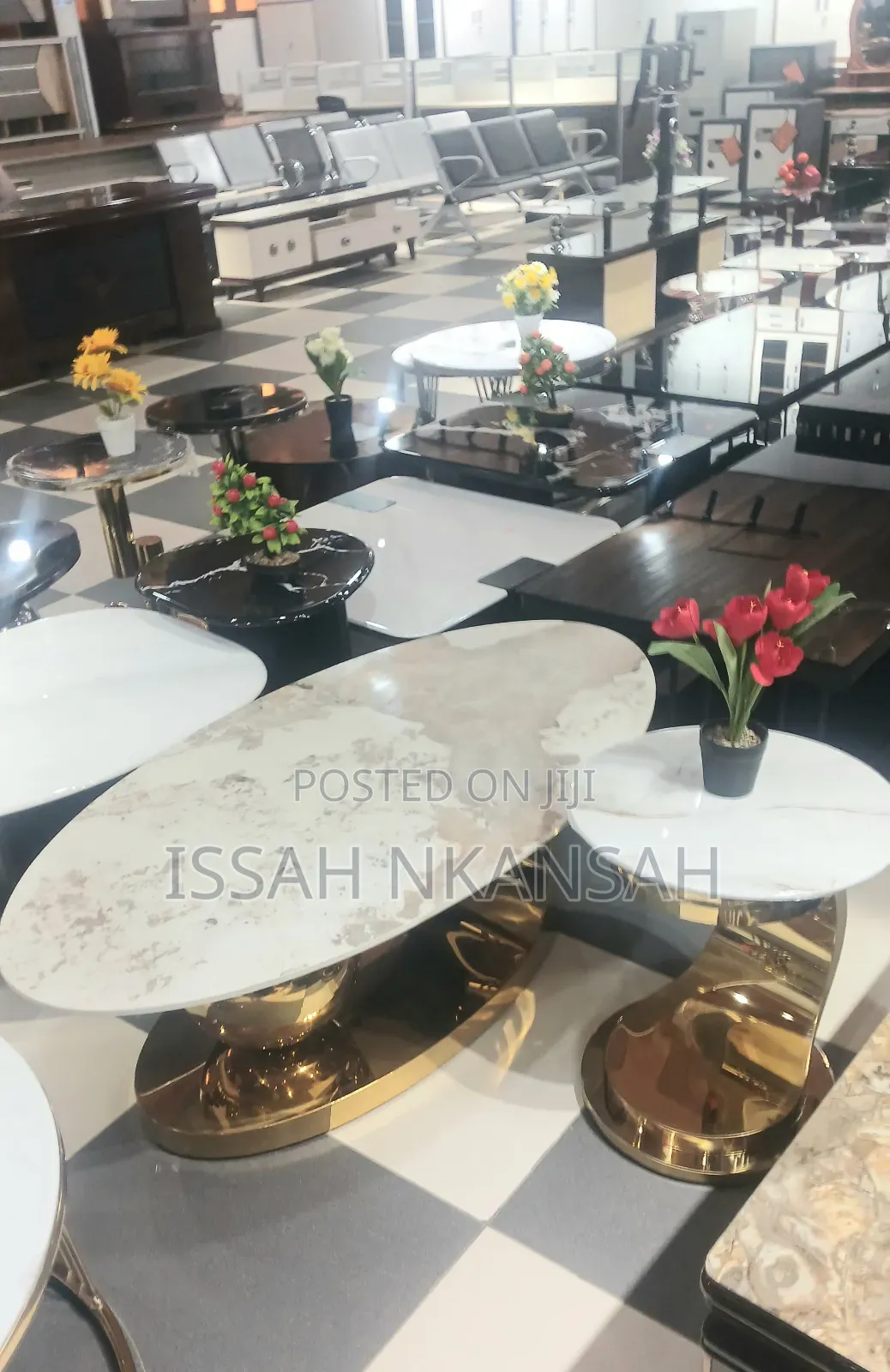 Marble Centre Table Set