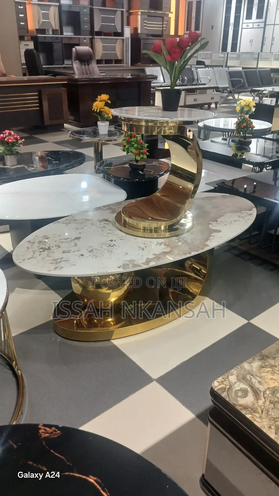 Marble Centre Table Set