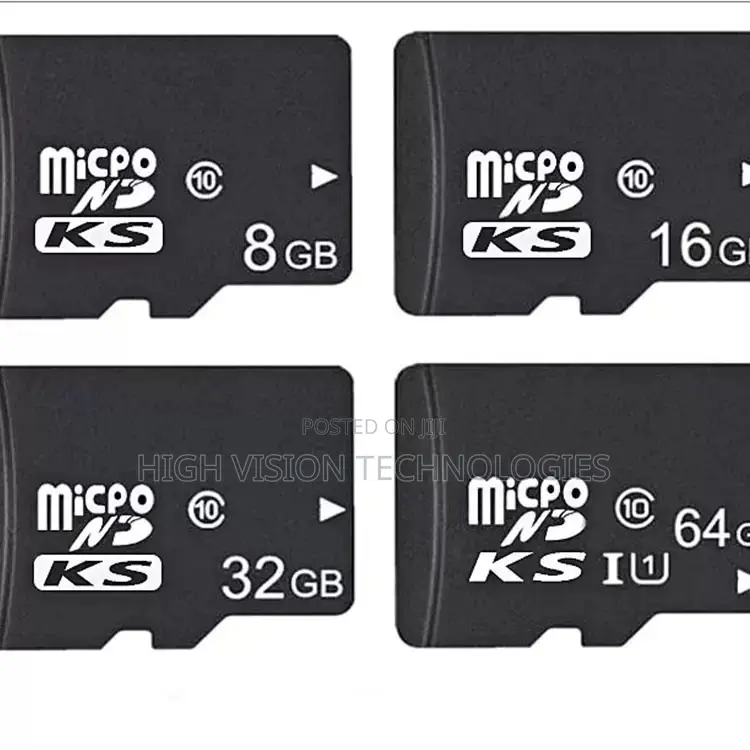 Sd Memory Card C10-U3 Quality 64gb for CCTV Cameras