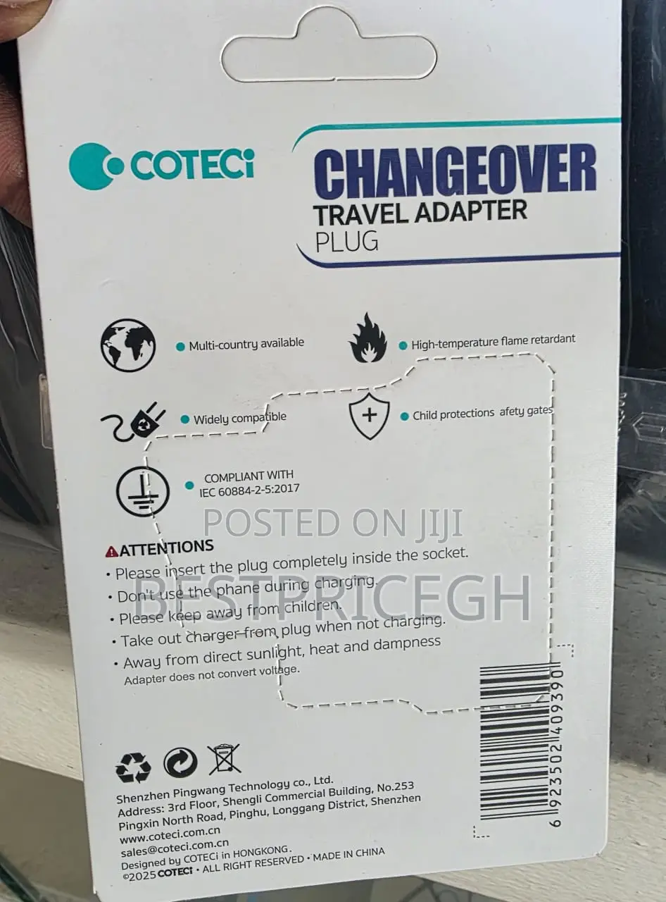 Changeover Travel Adapter Max 10a 250v-2500w Max