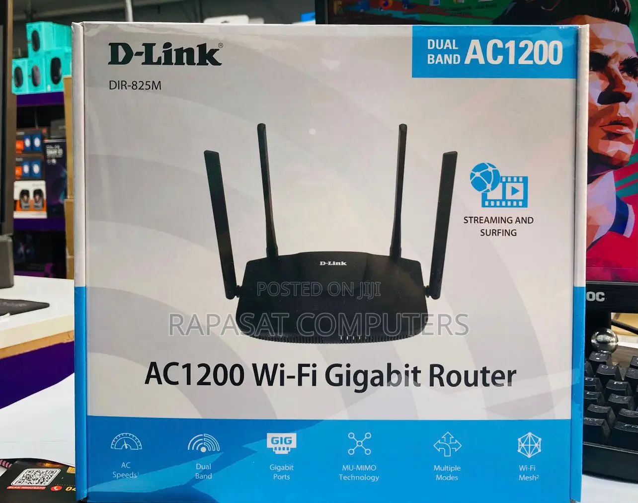 D-Link Ac1200 Dual Band Gigabit Wi-Fi Router
Dir-825m