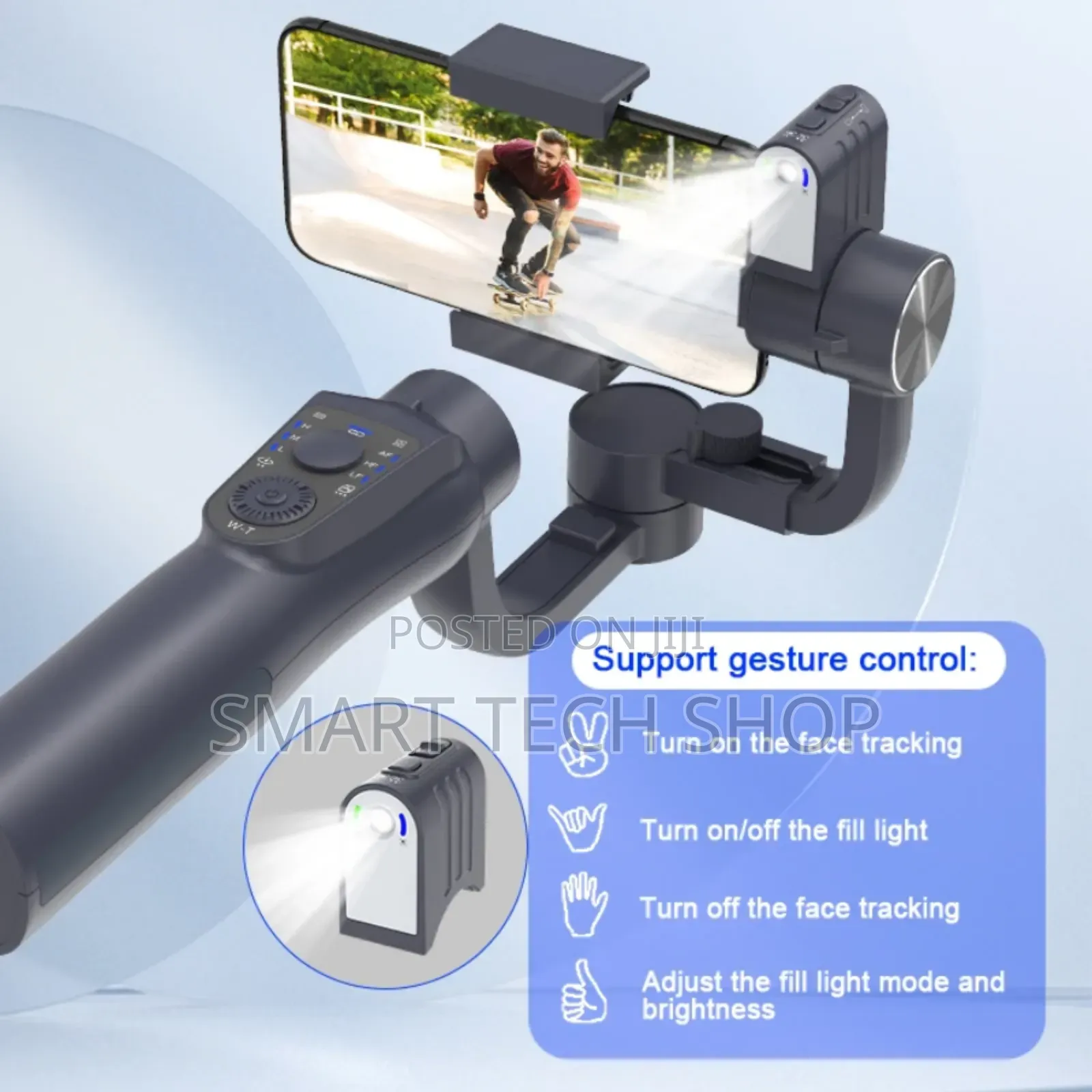 S5bpro7 360 Auto Face Tracking Gimbal for Smart Phone With Ultra Wide