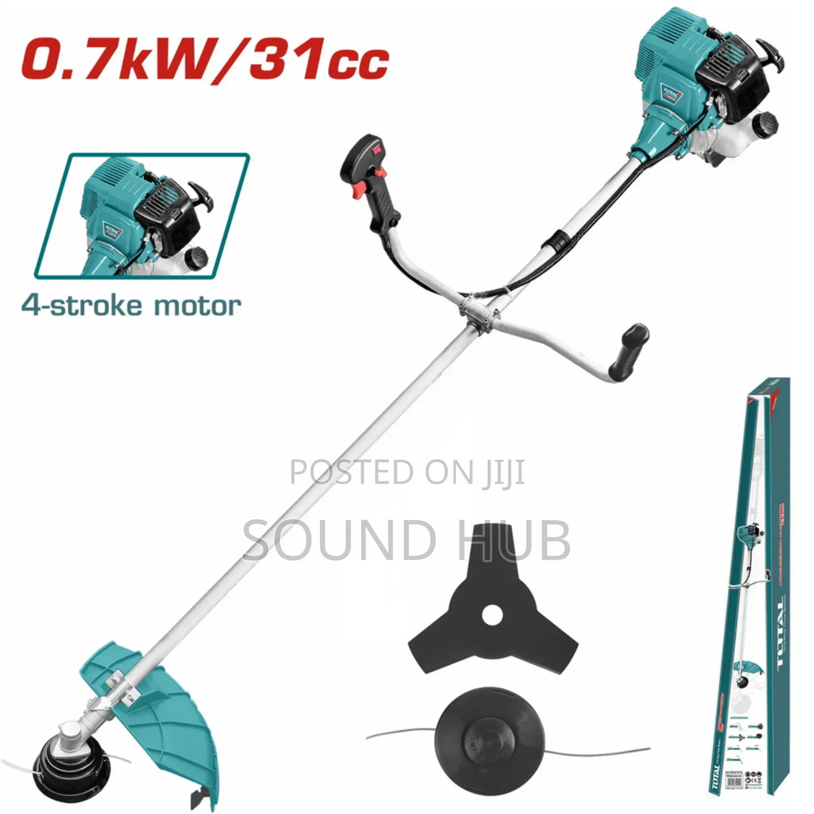 Total Total 2hp Gasoline Grass Trimmer 42.7cc