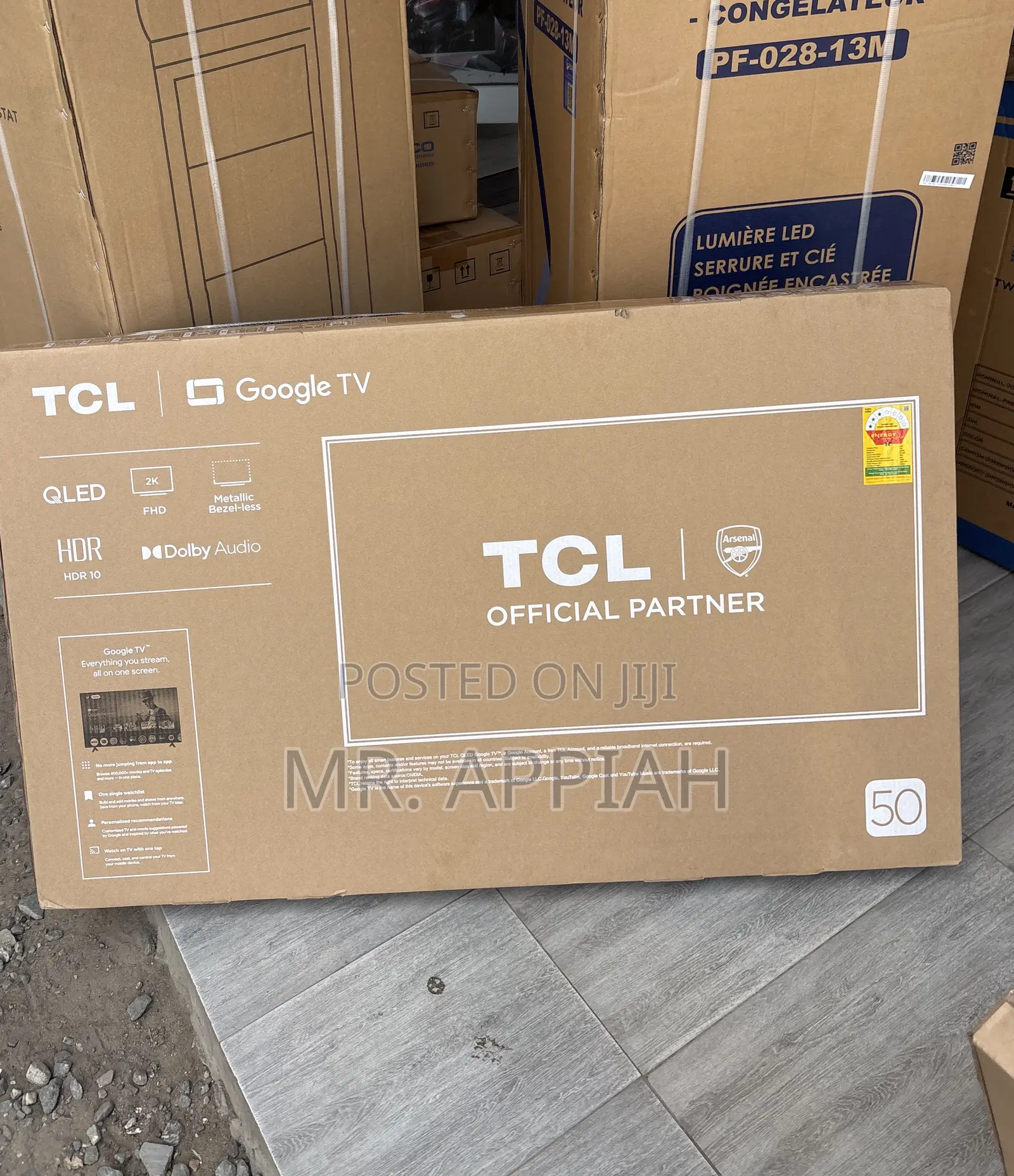 Unique TCL 50 Inch Uhd Smart Screen Television(Black)2025.