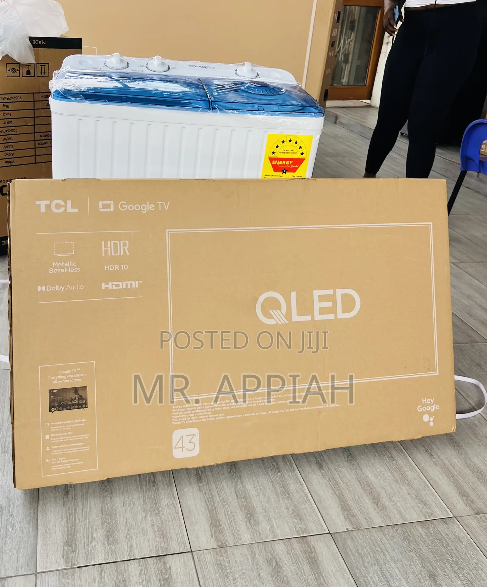 Super Original TCL 43” Qled Smart Satellite Smart Tv 