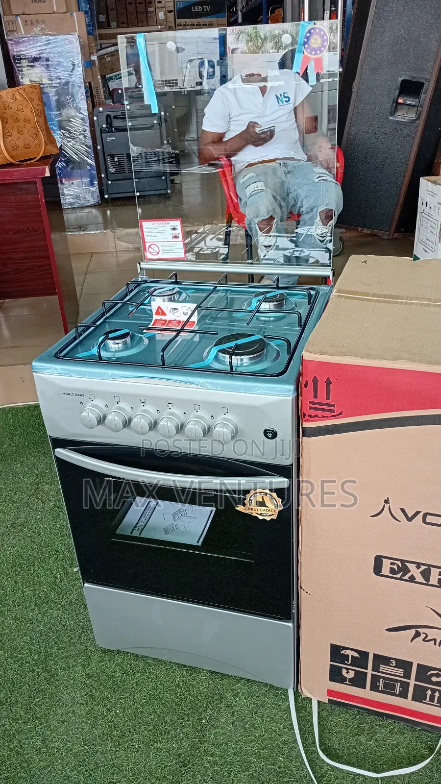 4 Burner Oven Volcano Gas Stove 4 Burner