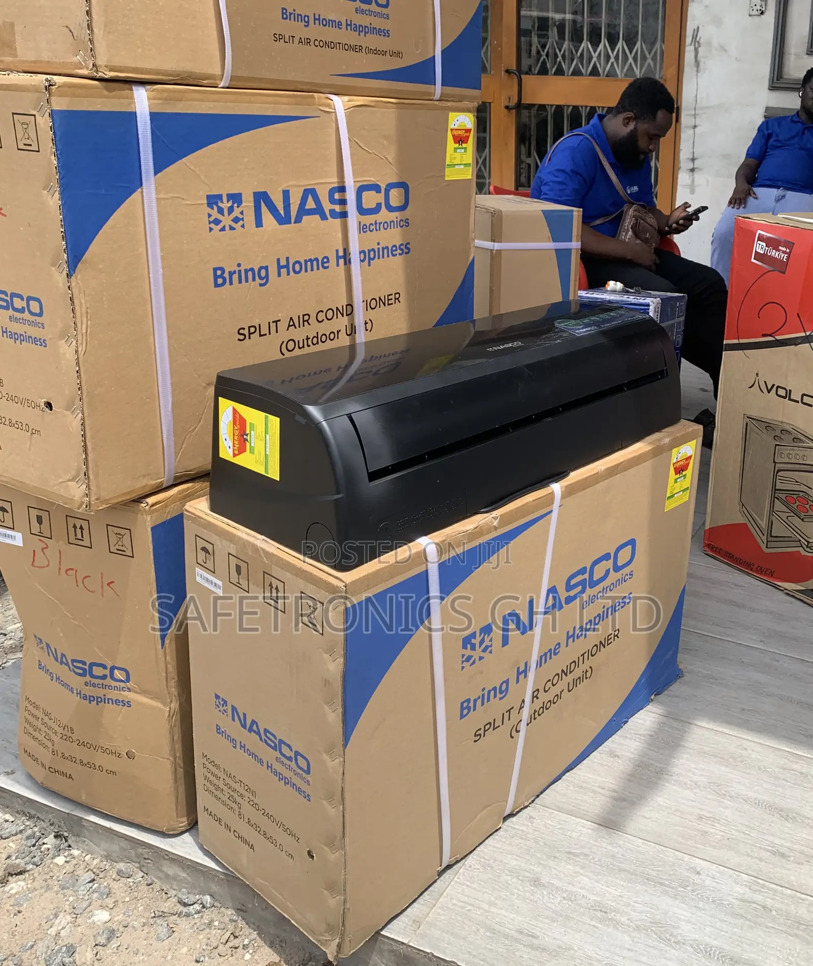 Original New Electric Black Nasco Split Type 1.5 Horsepower Ac