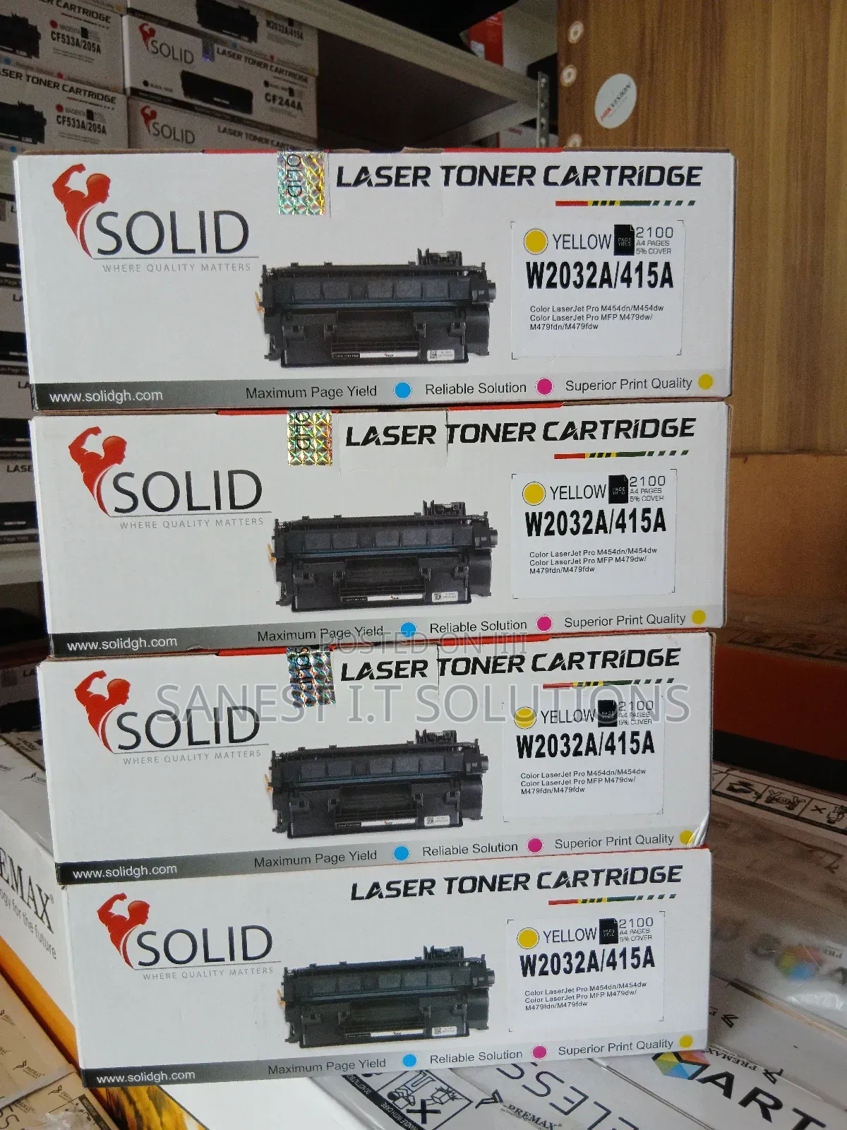 Laser Toner Cartridge 415a Yellow
