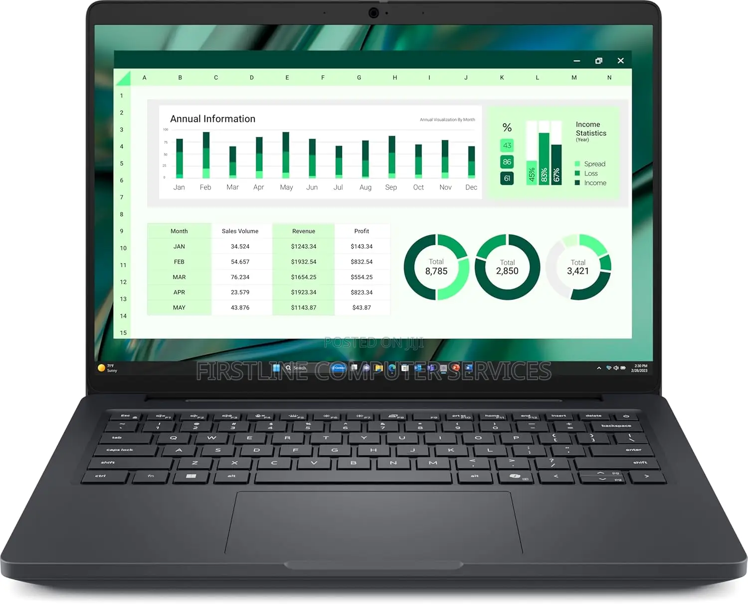 New Laptop Dell Pro Max 14 16GB Intel Core Ultra 7 SSD 512GB