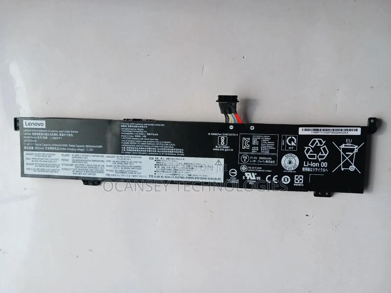 Original Lenovo L19m3pf7 Battery for Ideapad 5-14itl05 Serie