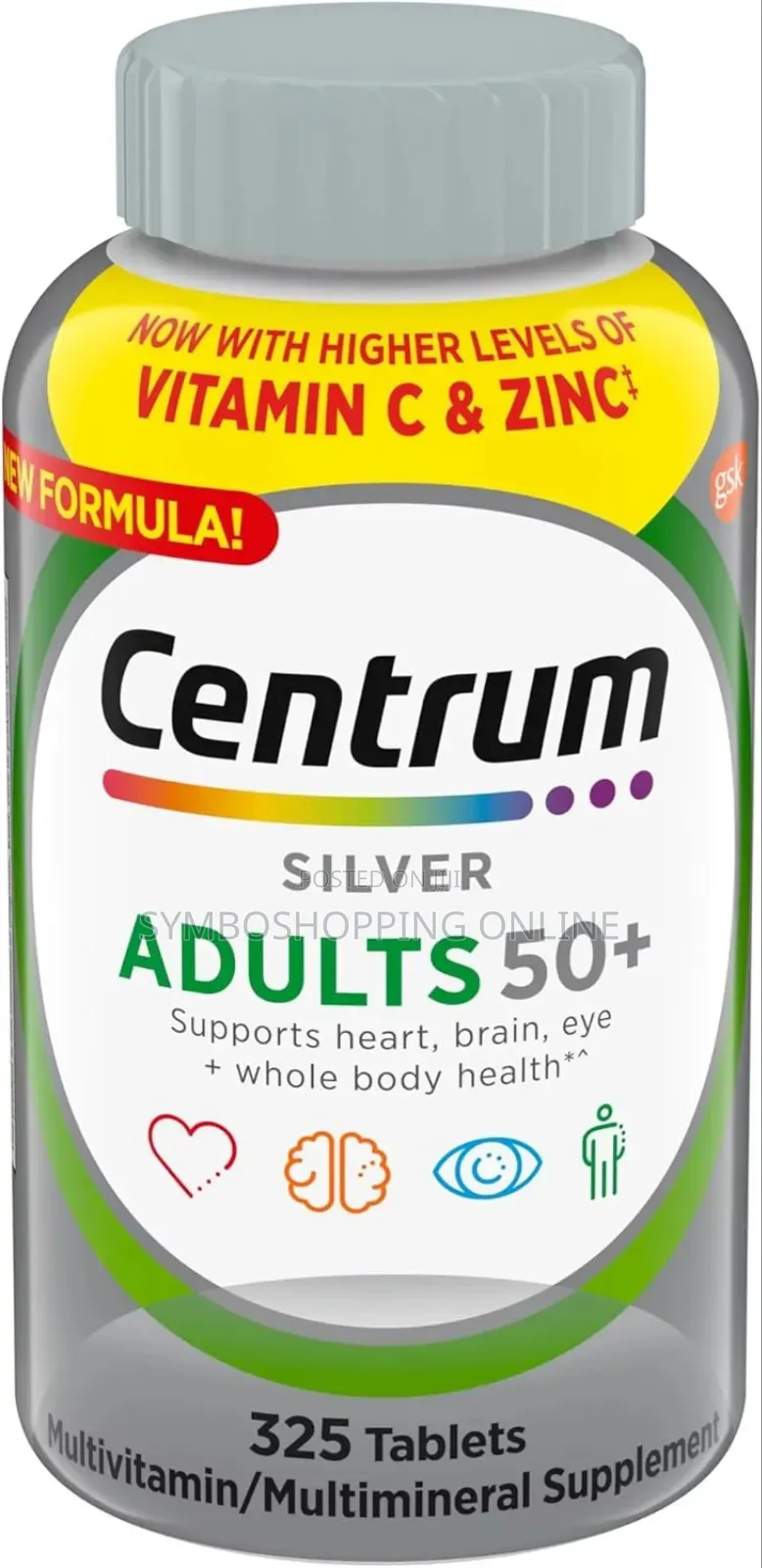 Centrum Silver Adults 50+ (325 Tablets)