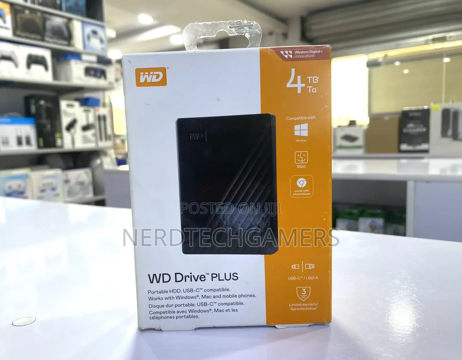 Wd Drive Plus Hdd 4tb