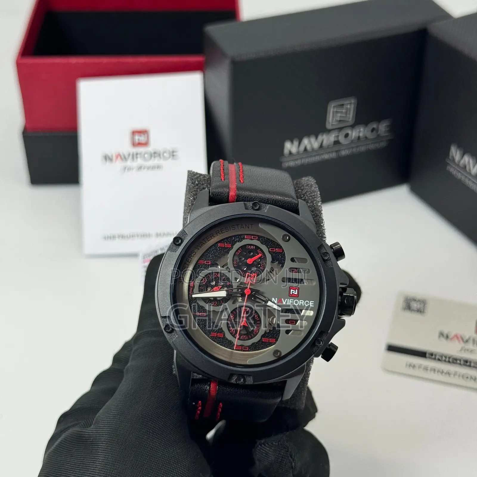 Naviforce Executive Sport Chronograph Watch – Bold, Water-Resistant