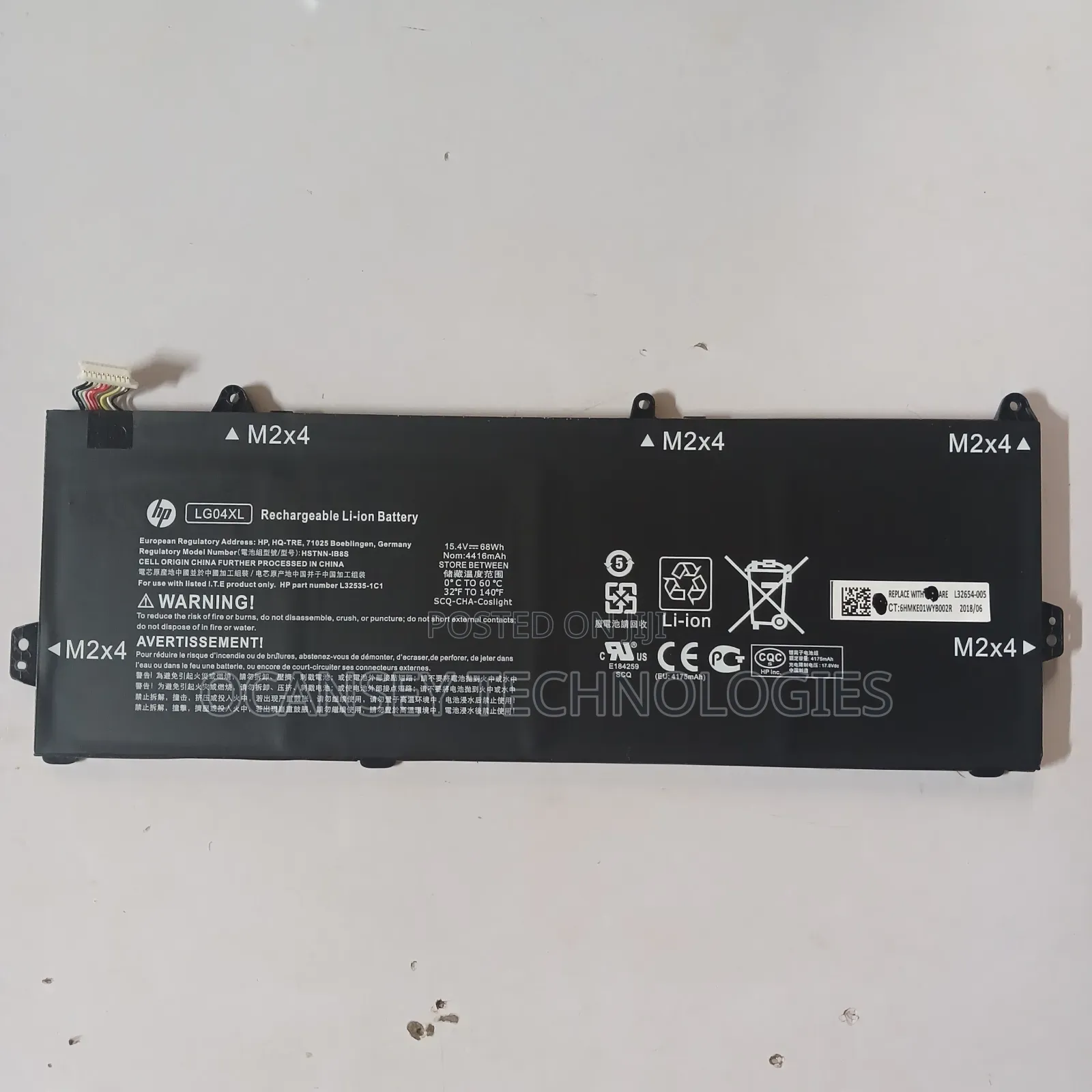 New Hp Lg04xl Battery For Hp Pavilion 15-cs0000 15-cs1000 15-cs2000