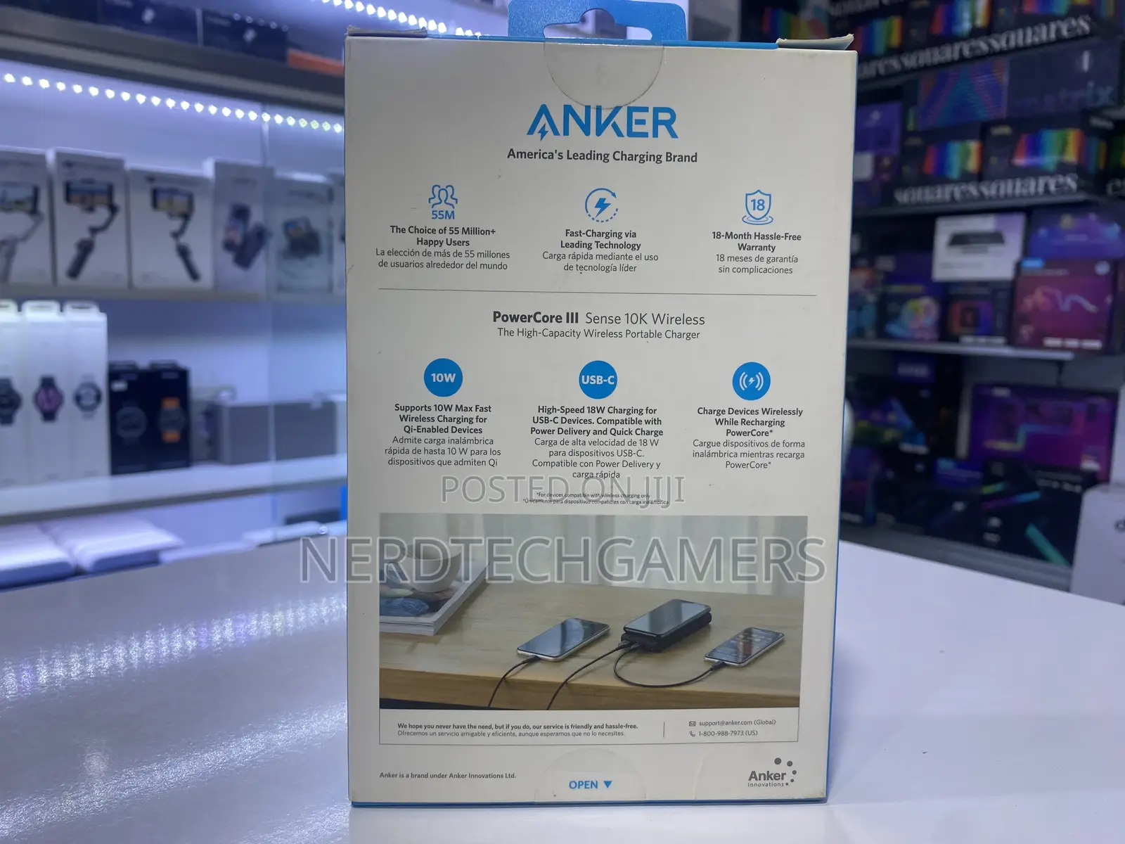 Anker Powercore Iii Sense Wireless Powerbank