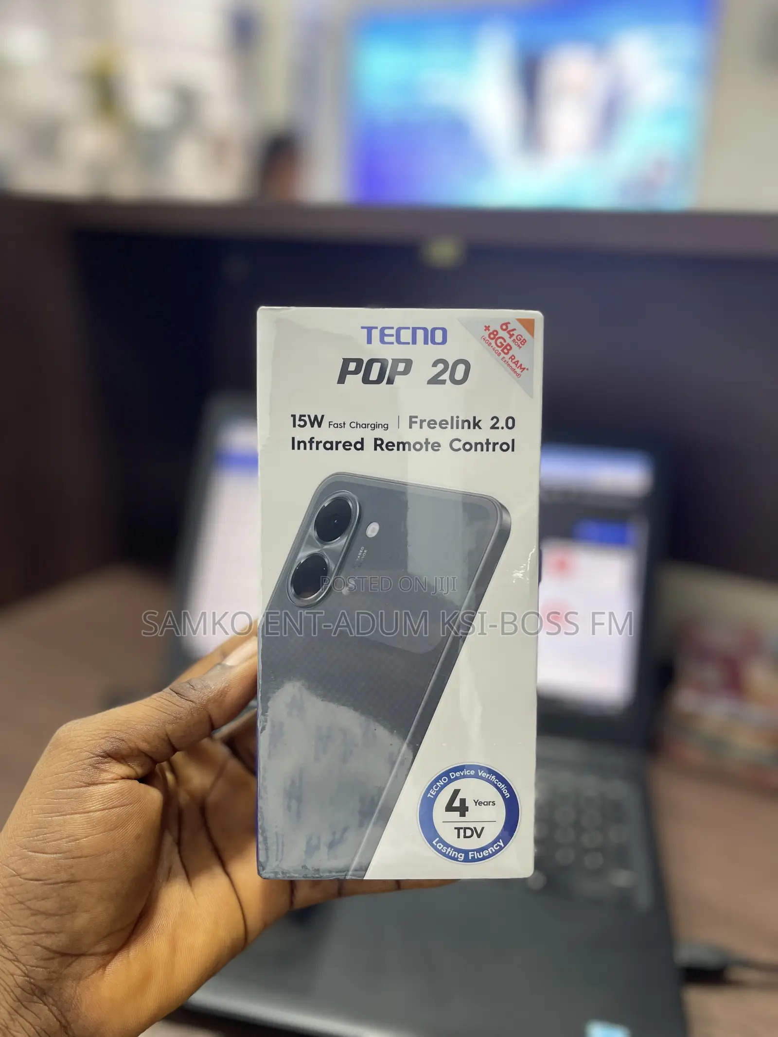 New Tecno Pop 20 64 GB Black