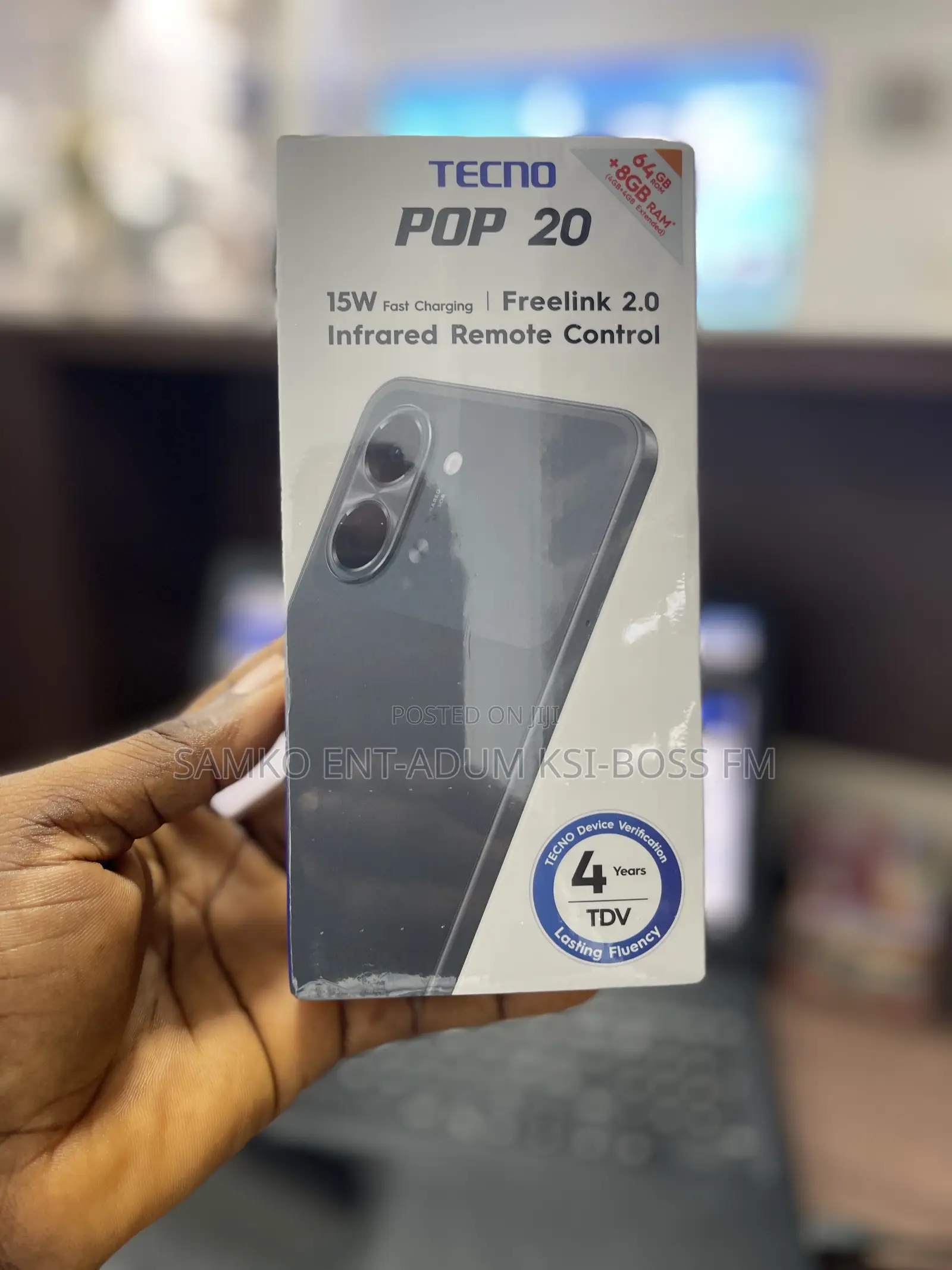 New Tecno Pop 20 64 GB Black