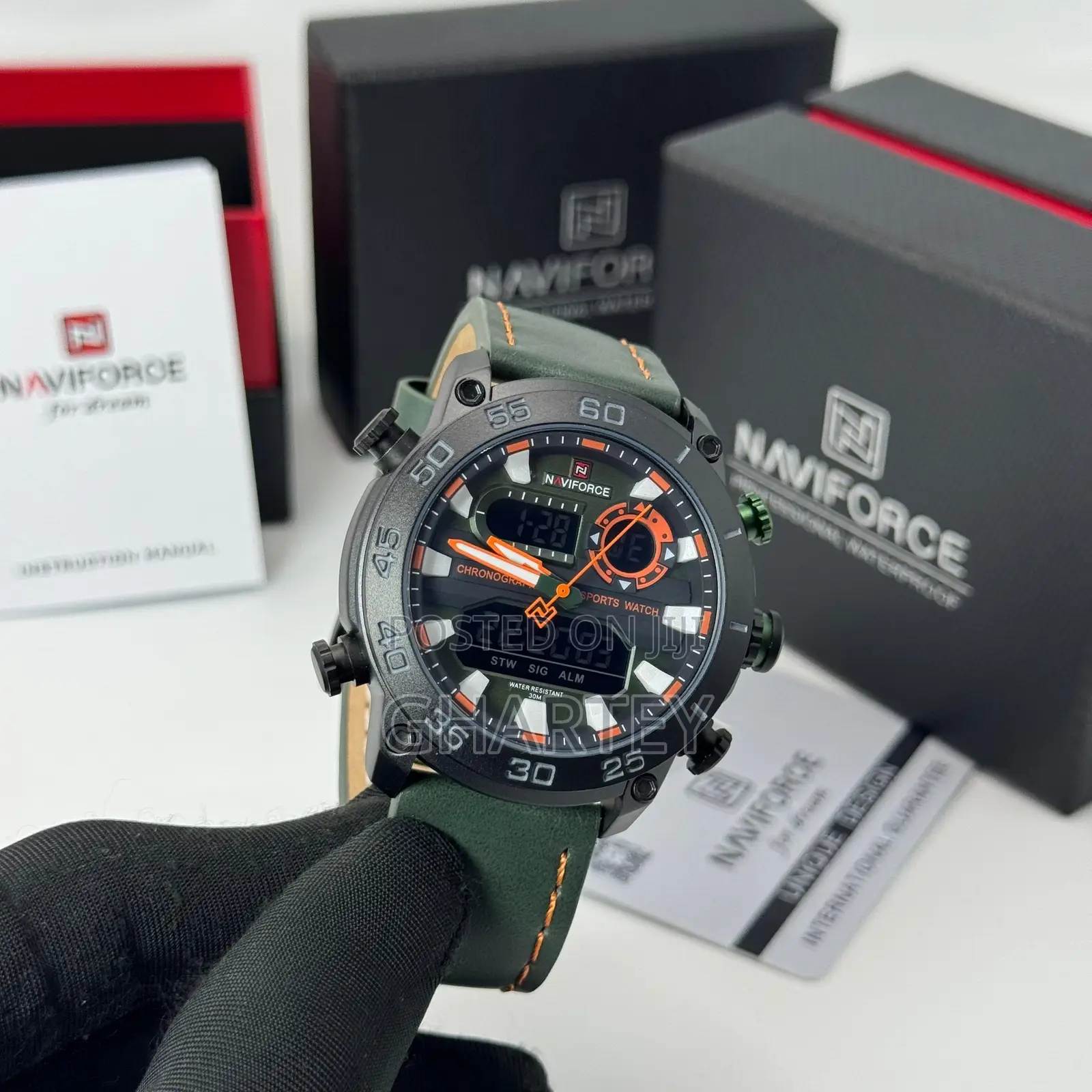 Luxury Quality Business Sports Digital Analog Naviforce Watch