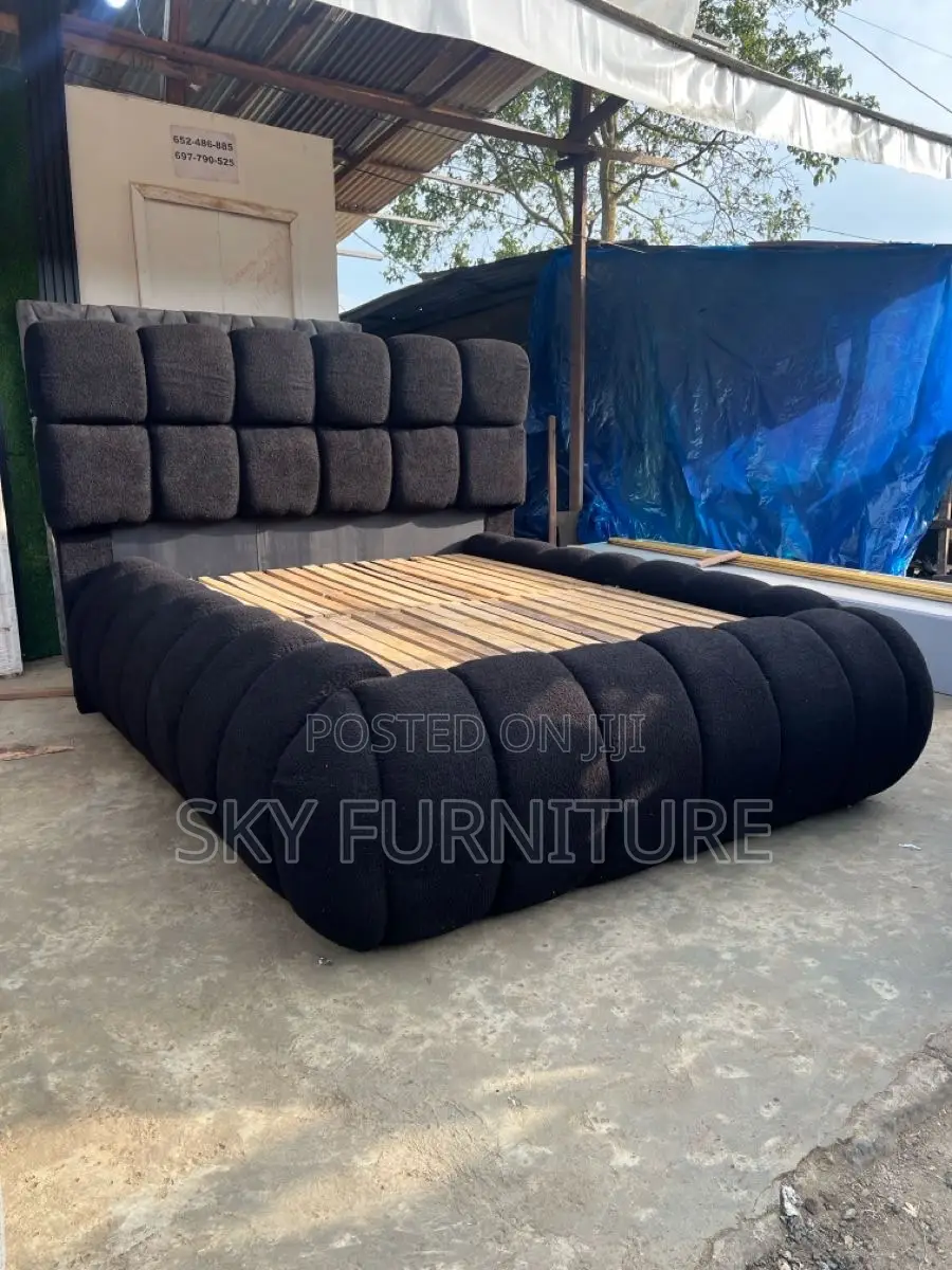 Modern Queen-Size Bed Frame