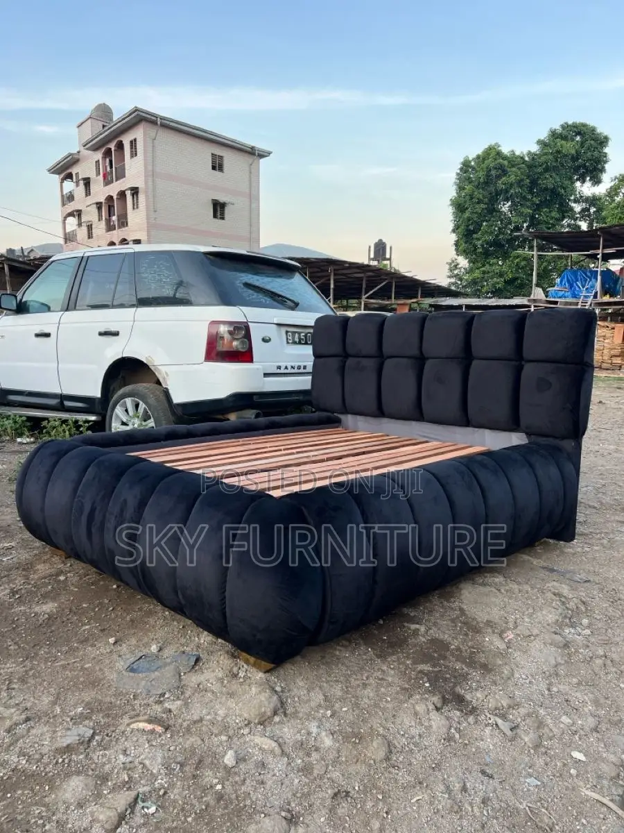 Modern Queen-Size Bed Frame