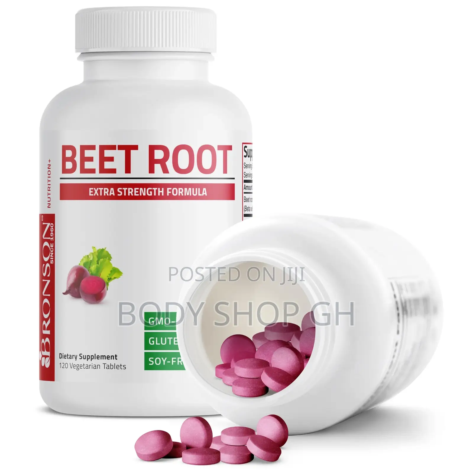 Bronson Beet Root Extra Strength Formula - Nitric Oxide Production