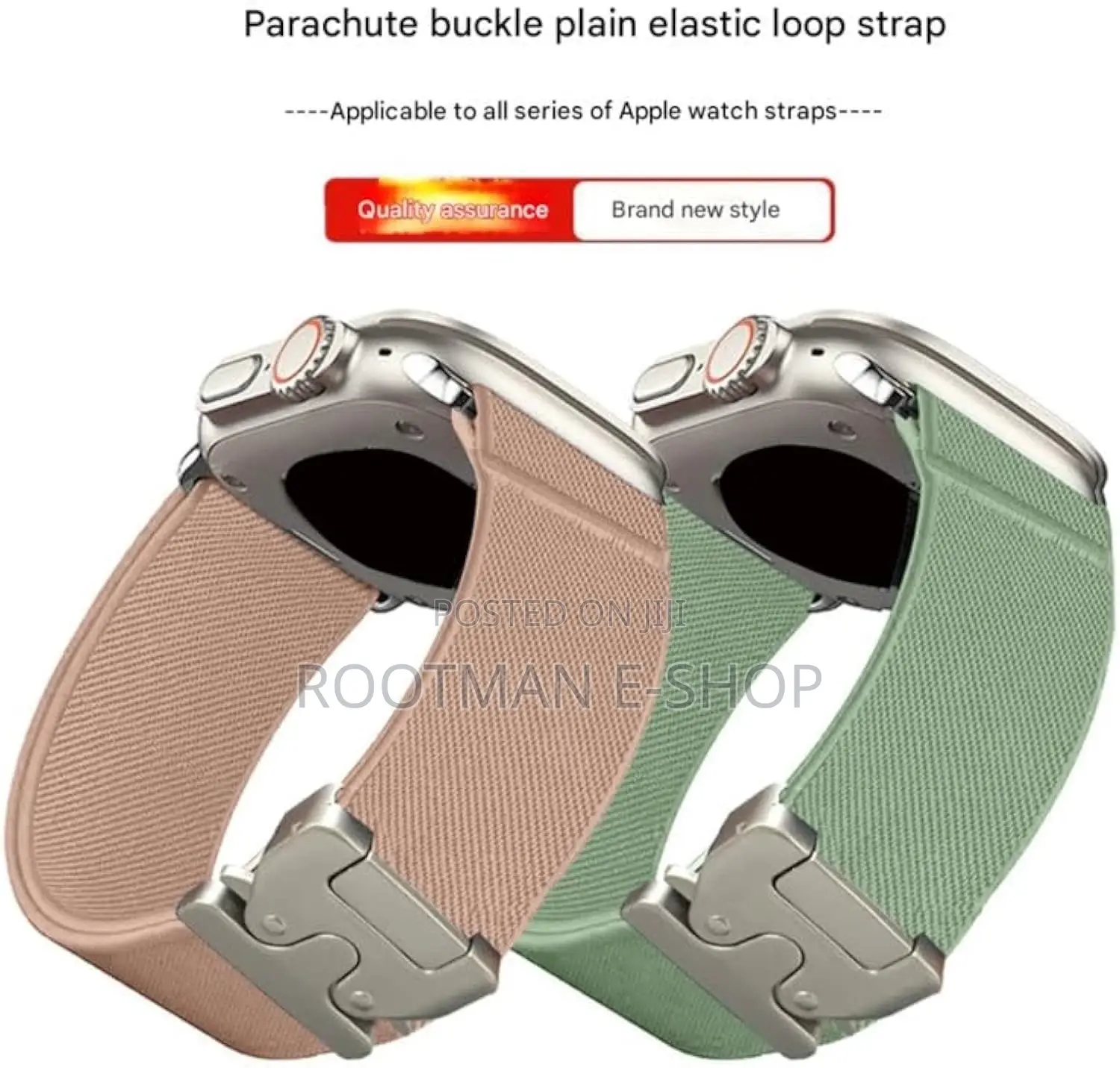 Premium Nylon Strap for Apple Watch - All Sizes 46mm, 42/44/45/49mm
