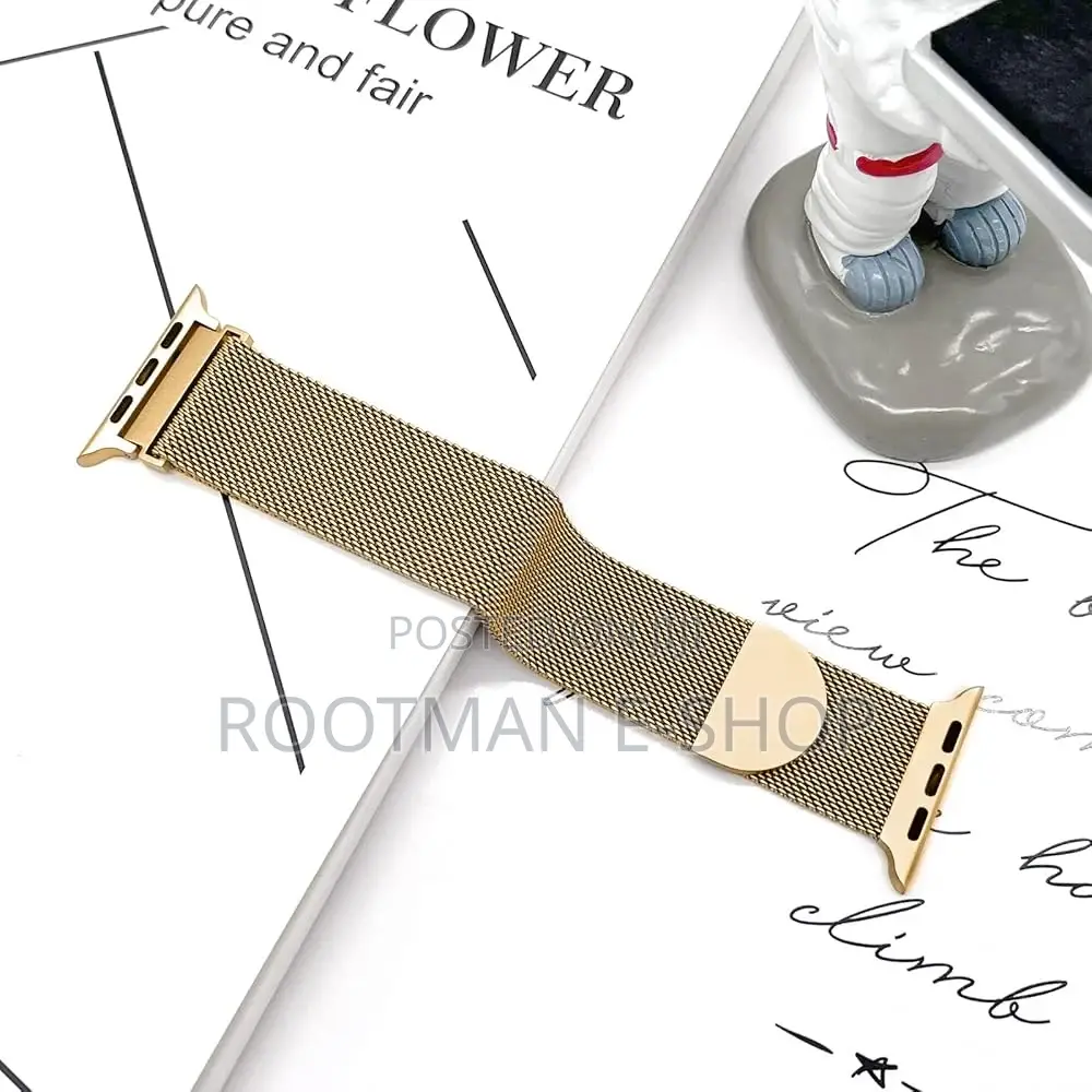 Metal Milanese Loop Band Compatible With Apple Watch Band 38mm to 49mm