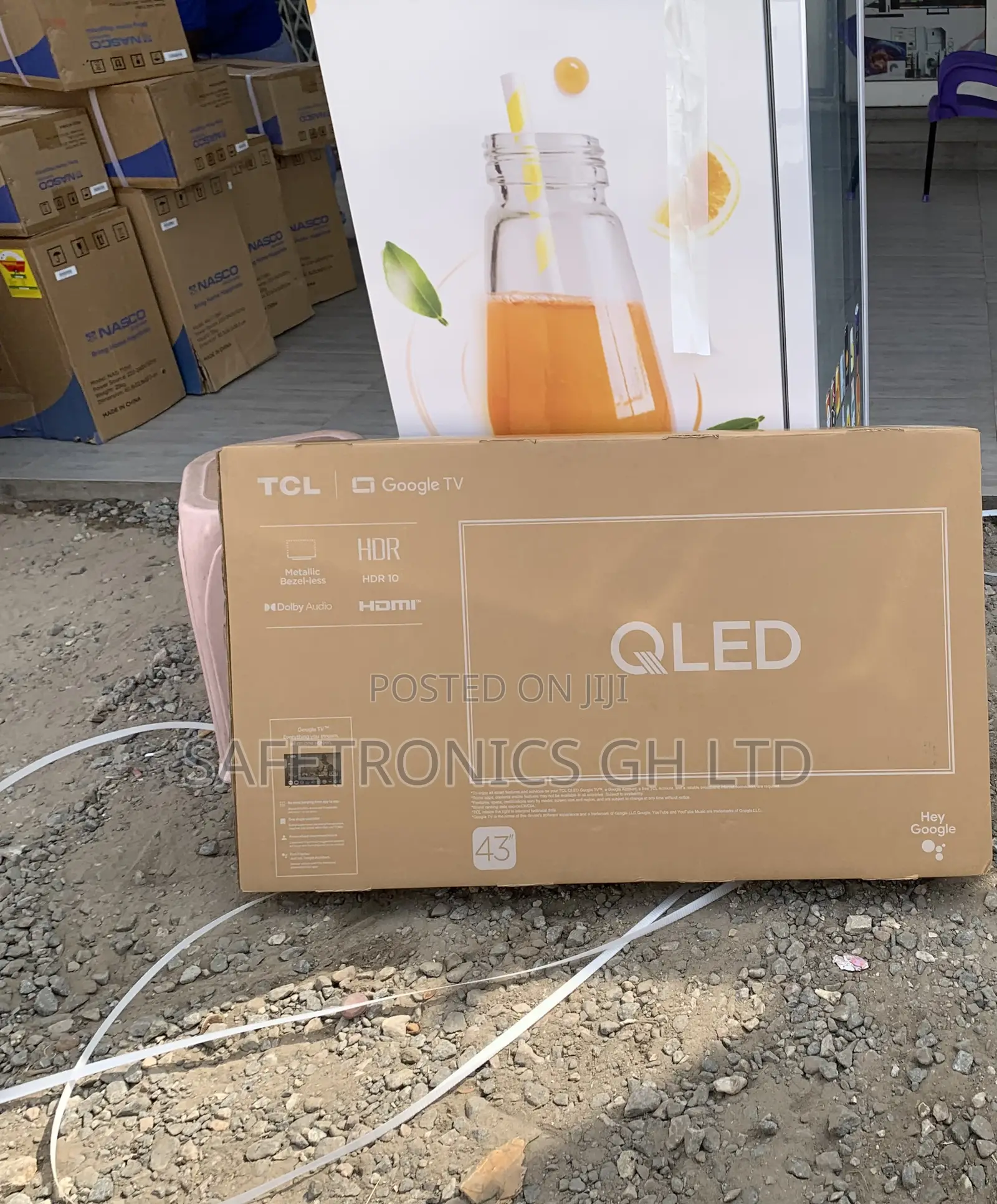 Ultra Modern TCL 43s5k Qled Android Frameless 43 Inch Smart Satellite